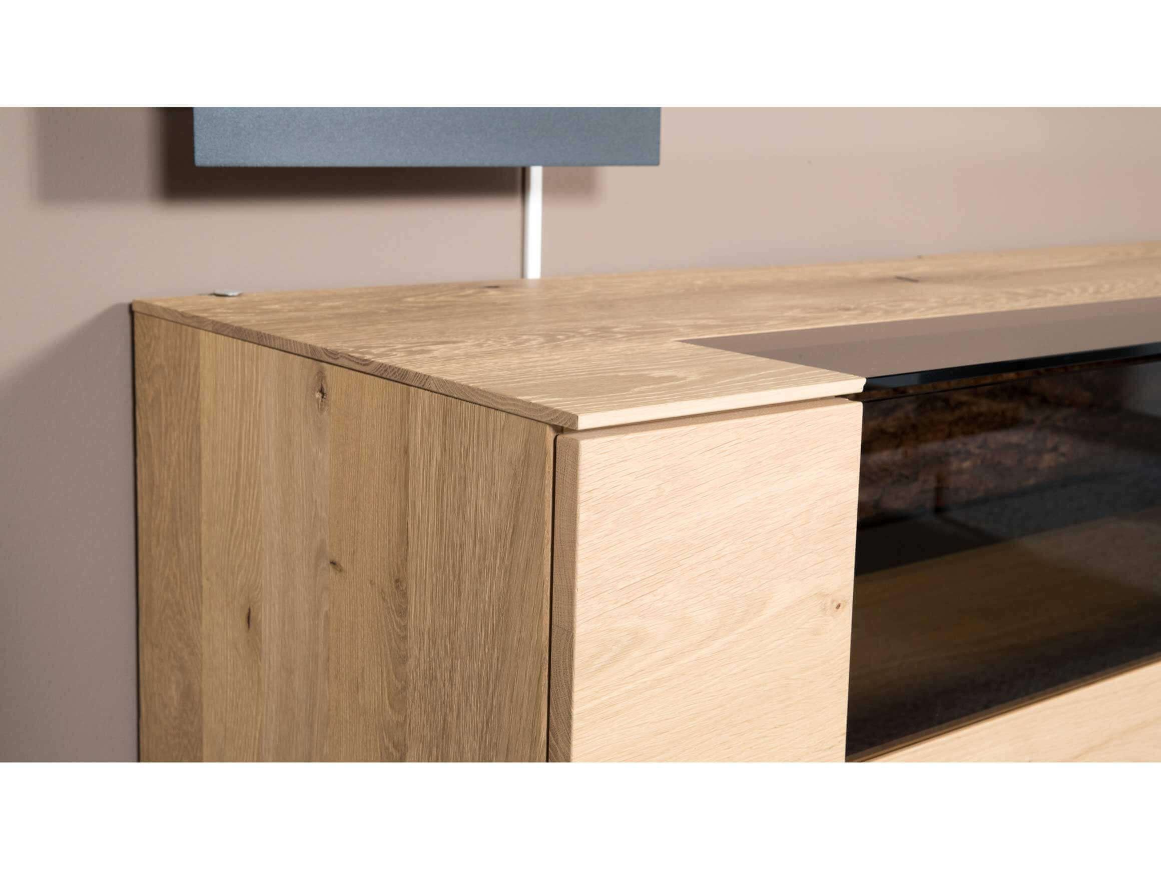 Wohnkombination Ramin, Kerneiche, Anthrazit b 192 cm t 44 cm h 77 cm