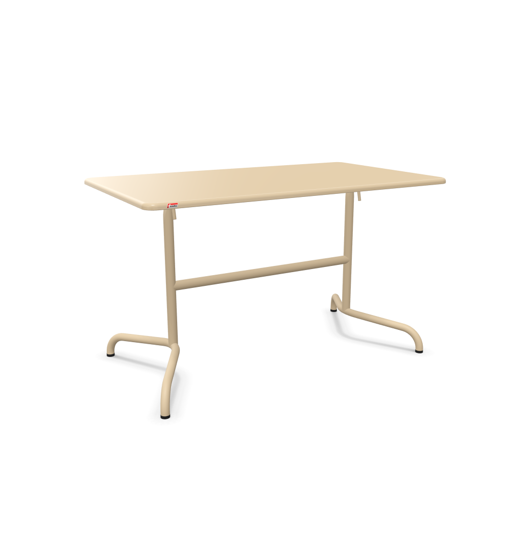 Tisch Davos von Schaffner / Farbe: Pastellbraun / Grösse: 120 x 70 cm