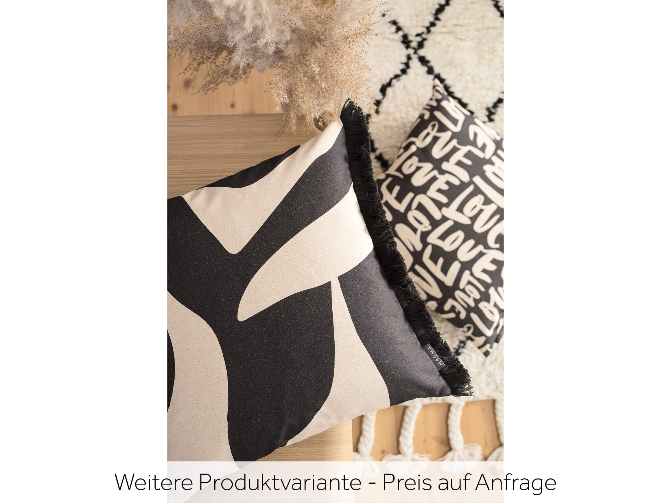 Kissenhülle Flirt Anthrazit 50x30 cm Magma