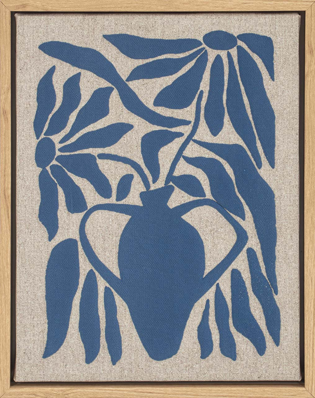 "Blue Flower Nap" wall art image LAND