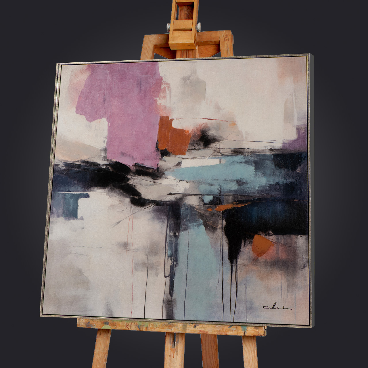 Gemälde-Purple Meets Blue-image LAND