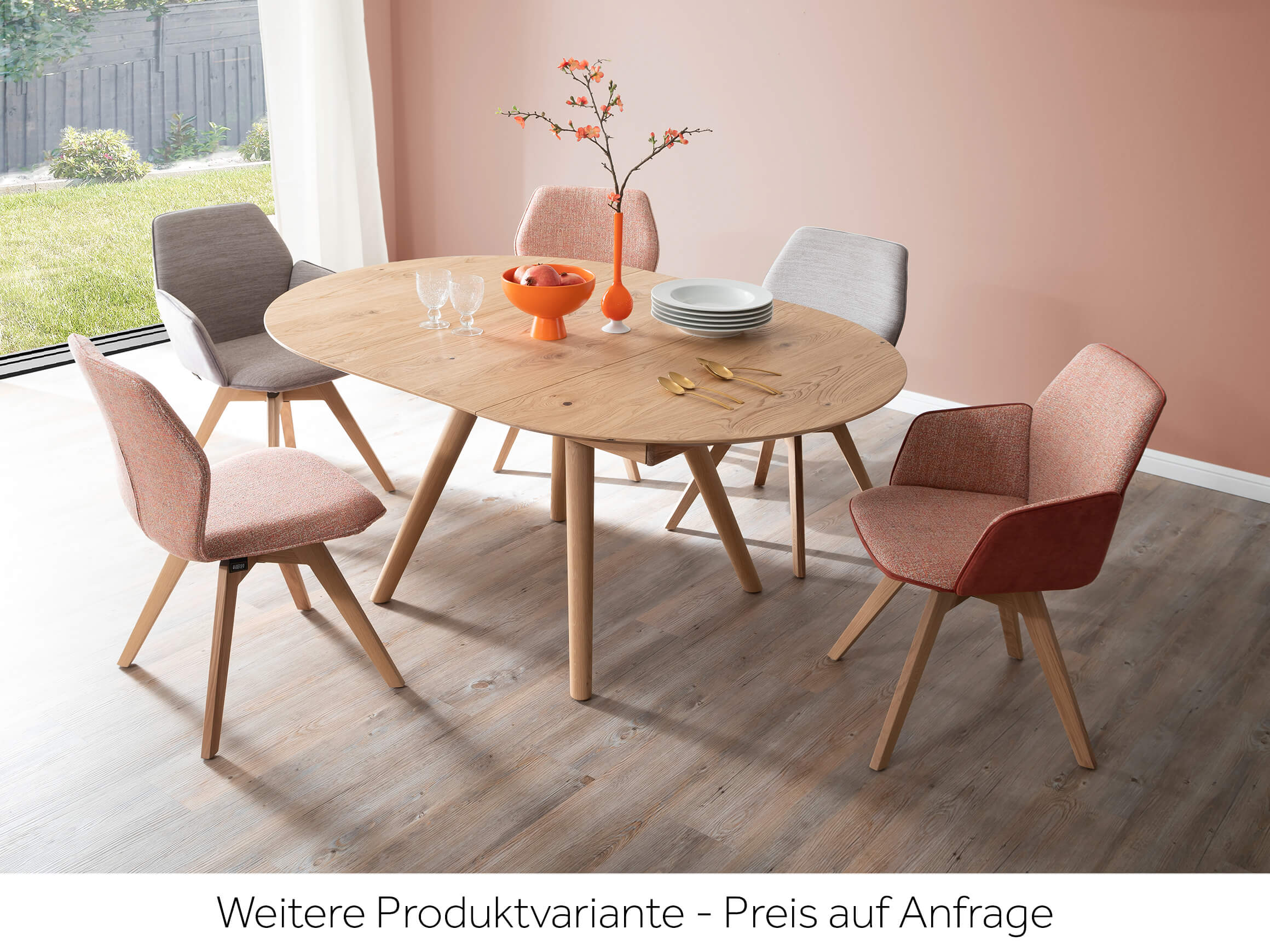 Armlehnstuhl Honey Rot Venjakob