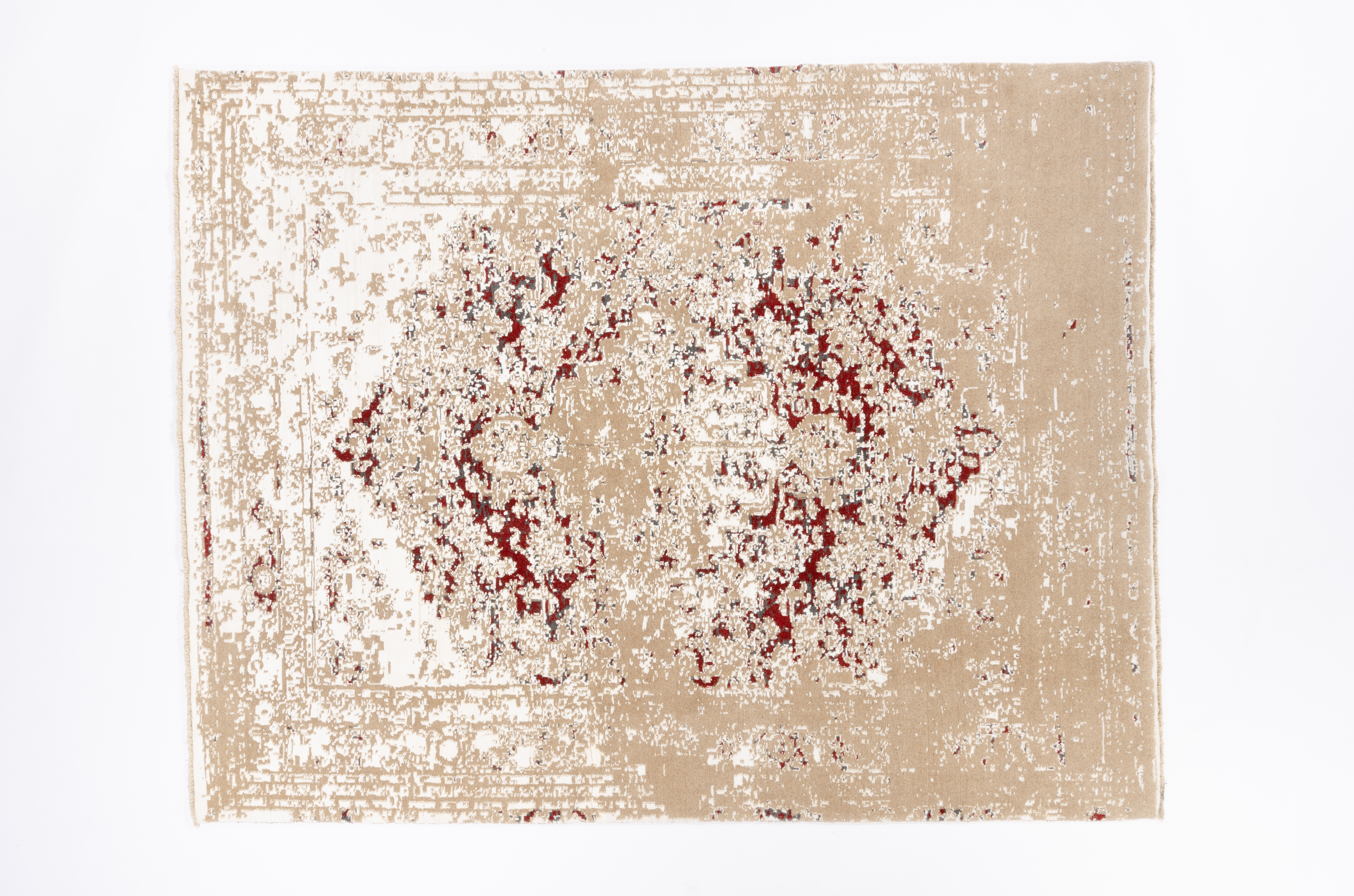 Moderner Teppich Vintage Moda Negra/ Farbe: Beige / Masse (BxT) :181x227 cm