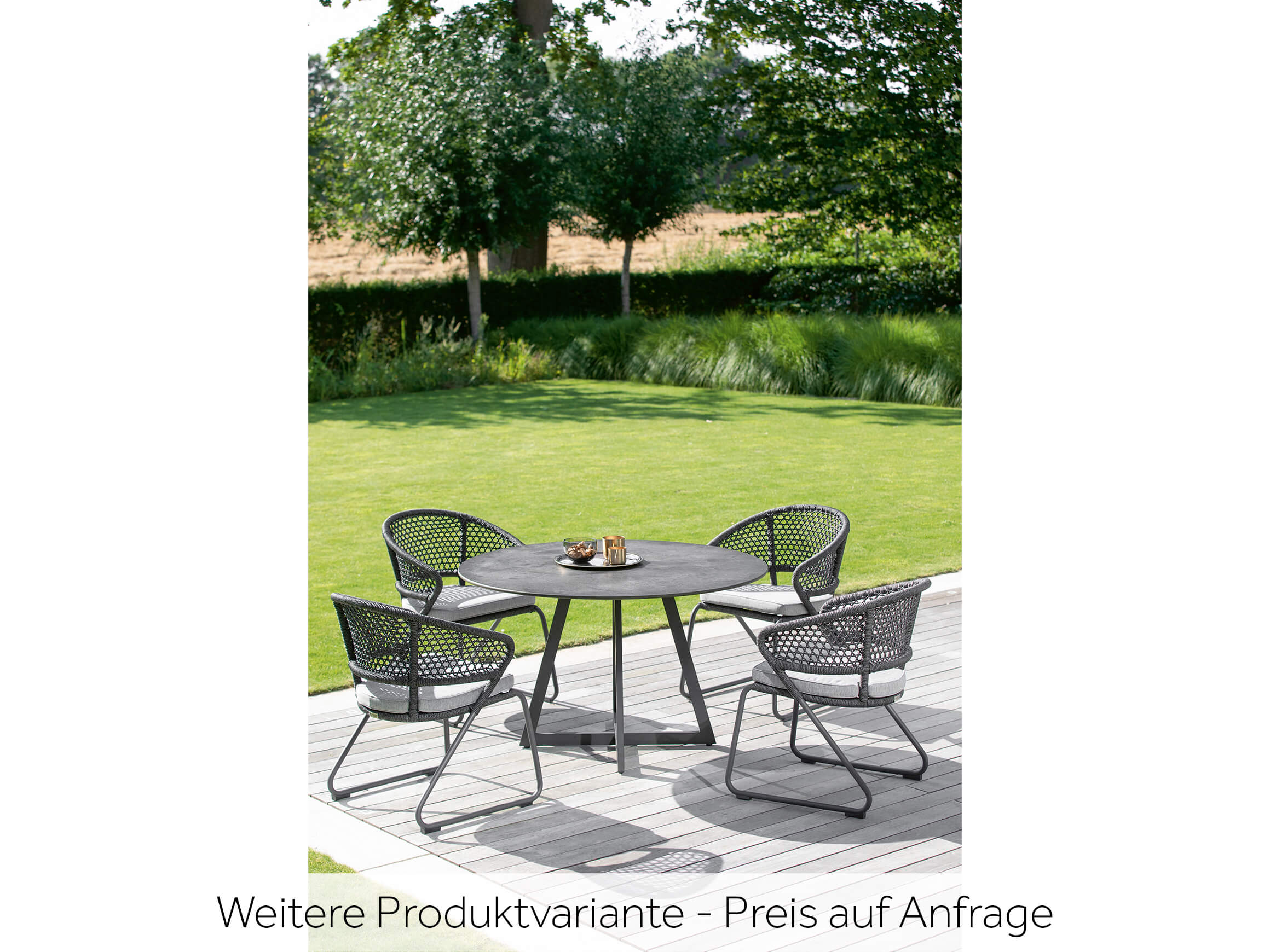 Table de jardin Manilo Niehoff / Couleur : ciment