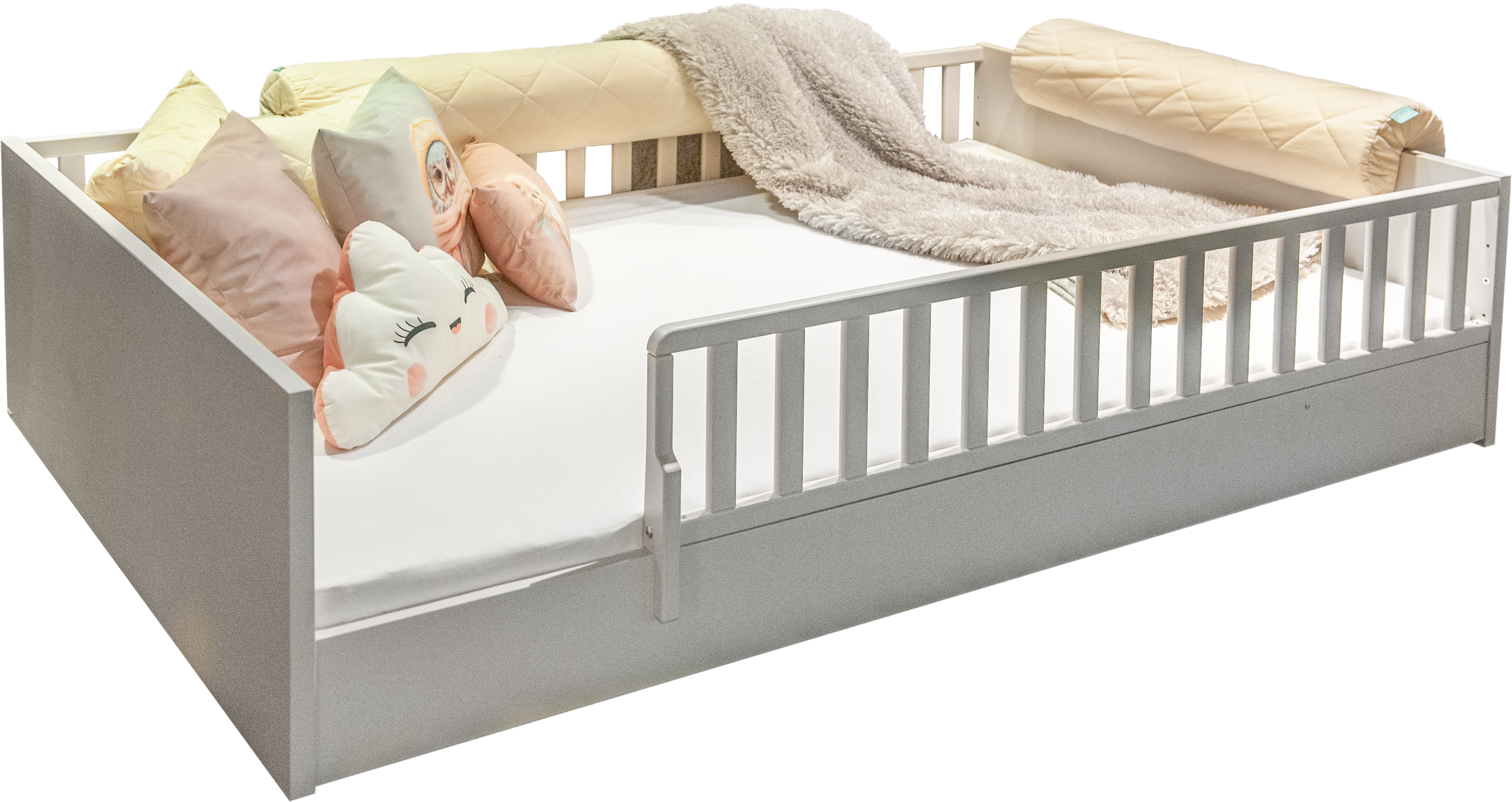 Bodenbett Little Flo von Paidi / Farbe: Beige / Grösse: 120 x 210 cm