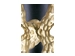 Kerzenständer Aluminium Schwarz Gold H: 40 cm Gilde