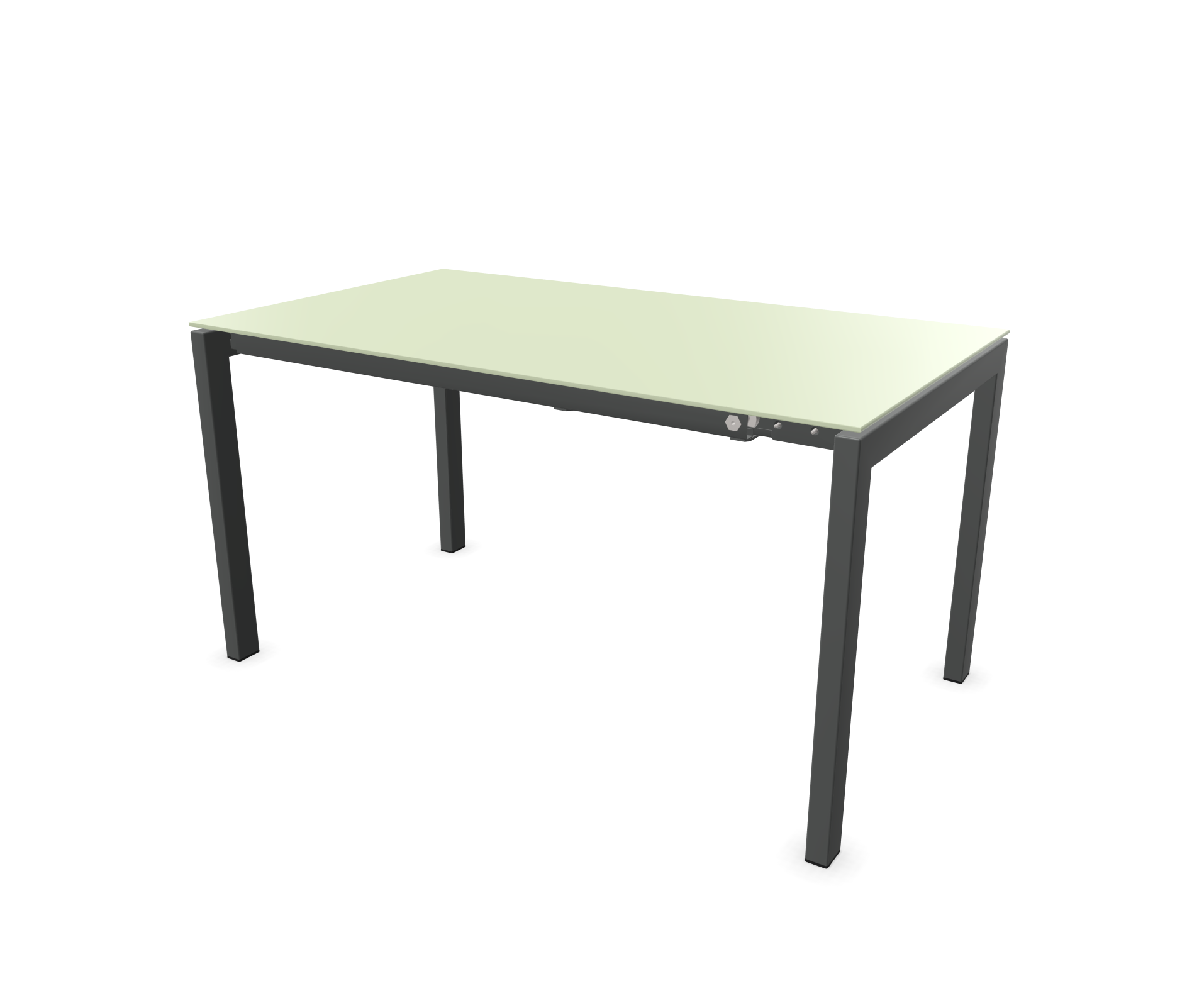 Auszugstisch Luzern von Schaffner / Farbe: Pastellgrün / Grösse: 140/200 x 80 cm