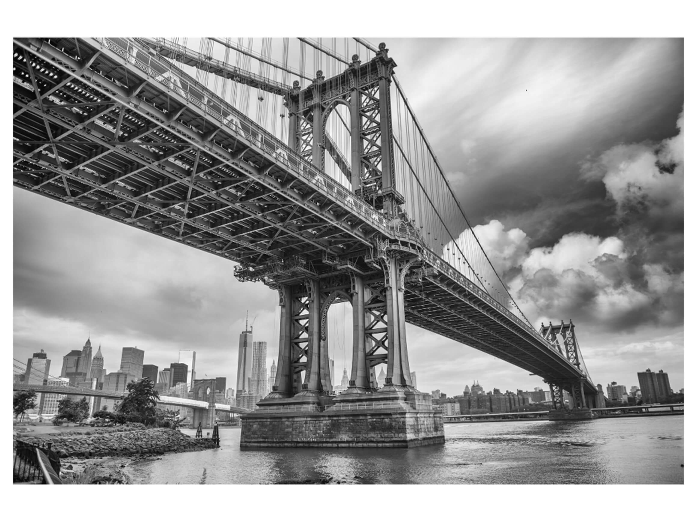 image LAND Digitaldruck auf Acrylglas Manhatten Bridge 1  | Schubiger Möbel