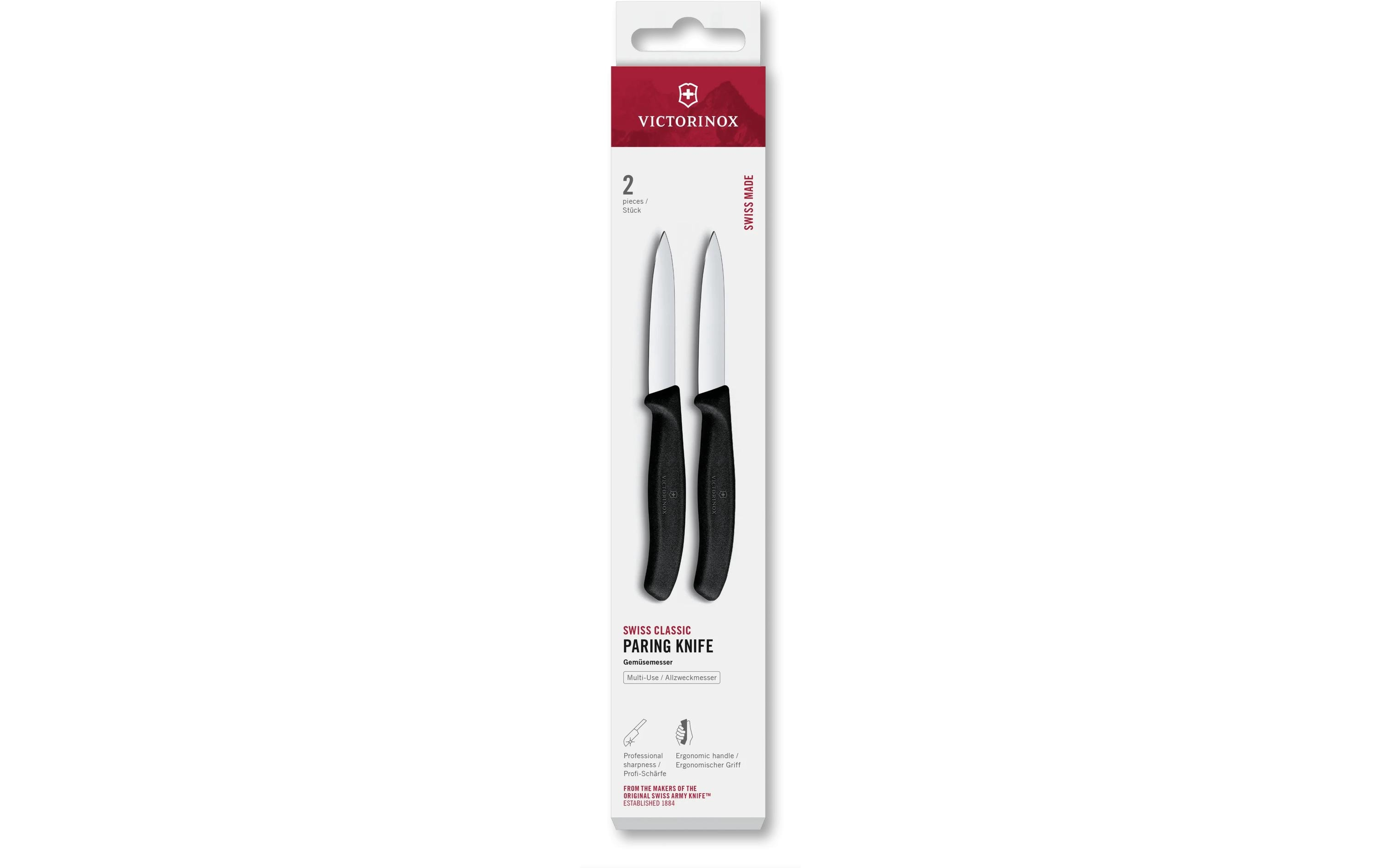 Messer-Set Swiss Classic, 8 cm, 2 Stück Von Victorinox Alltron / Farbe: Schwarz