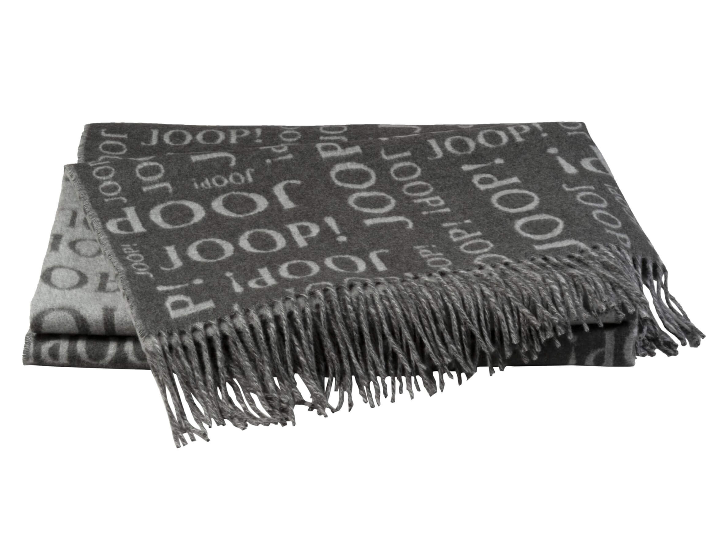 Biederlack Plaid Fine-Repeat Anthrazit 130x170 cm Grau | Schubiger Möbel