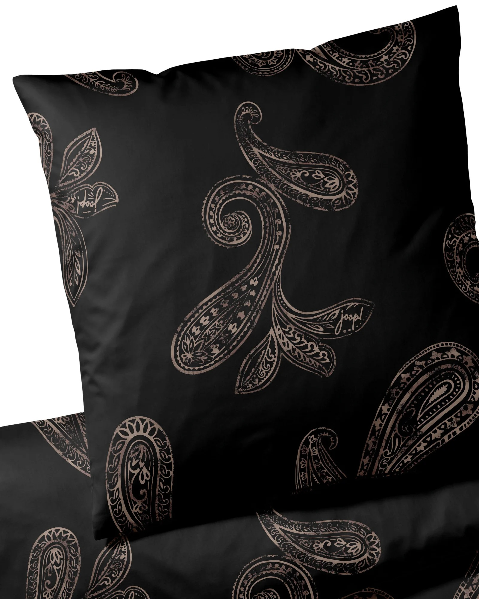Bettwäsche Paisley Elegante / Farbe: Black