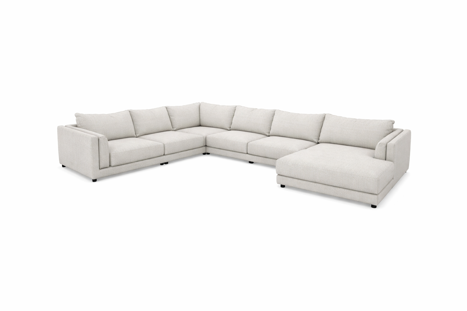 Ecksofa Larry Basic Candy / Farbe: Nature / Bezugsmaterial: Stoff Basic