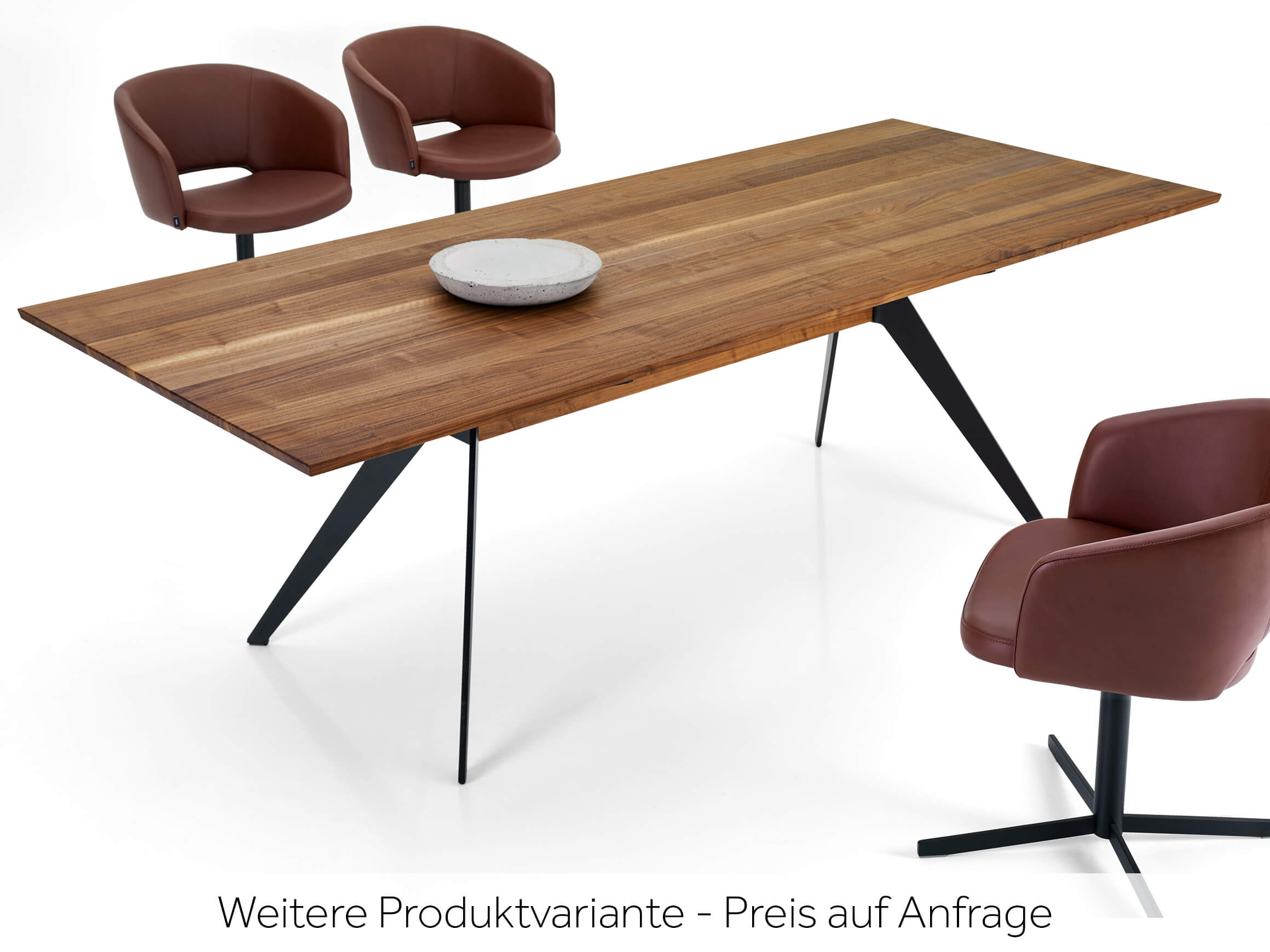 Bandera dining table Seetal / Table leaf dimensions (WxD) :180 x 98 cm