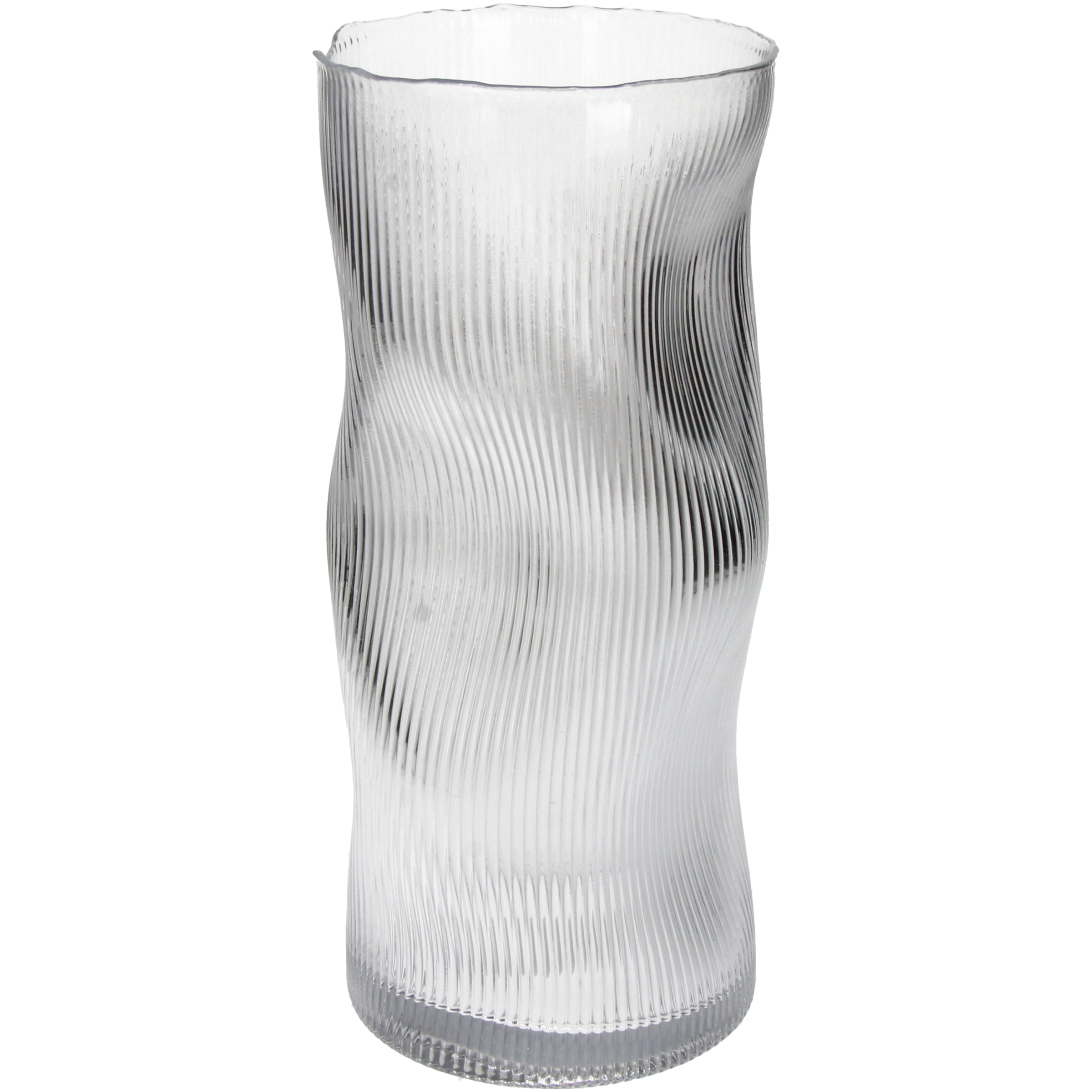 Kersten Vase Stripe, Glas H: 30 cm  | Schubiger Möbel