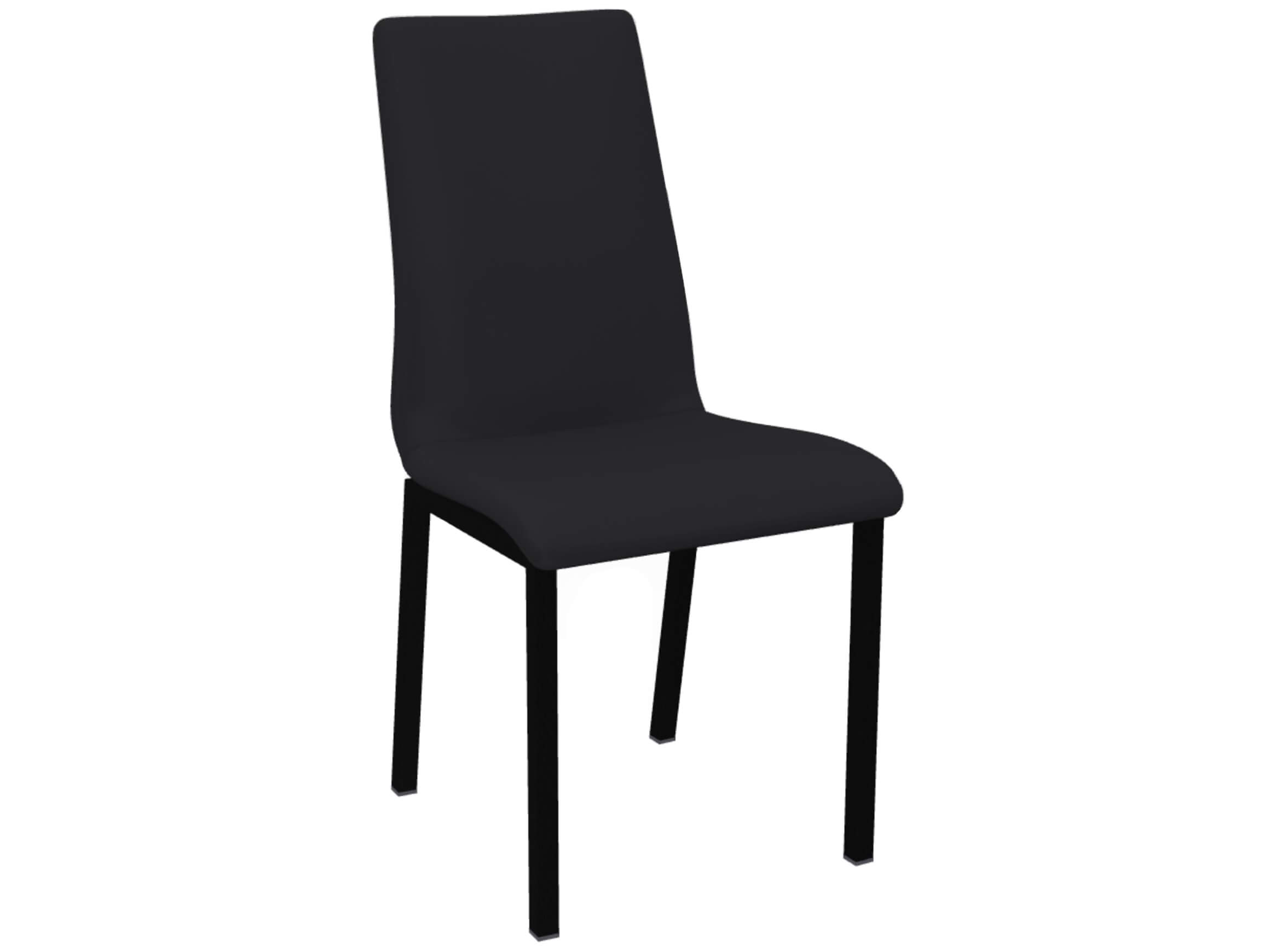 Stuhl Leni Willisau / Farbe: Night / Bezugsmaterial: Leder