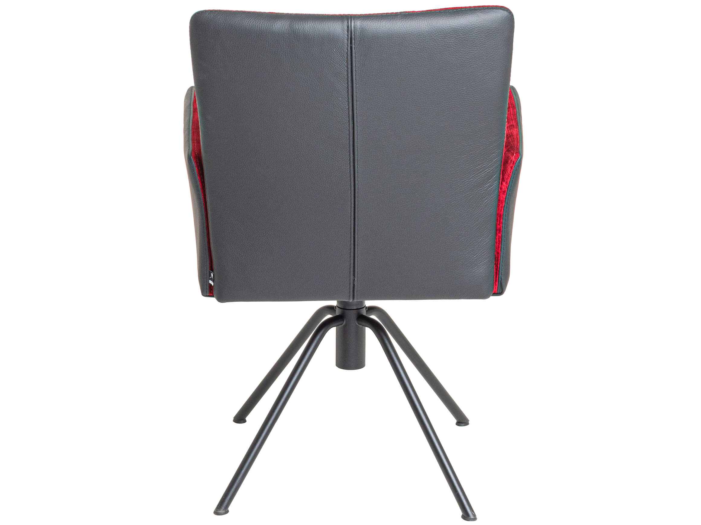 Armlehnstuhl Tally Xl IL-Concept / Farbe: Nero / Bezugsmaterial: Leder Stoff