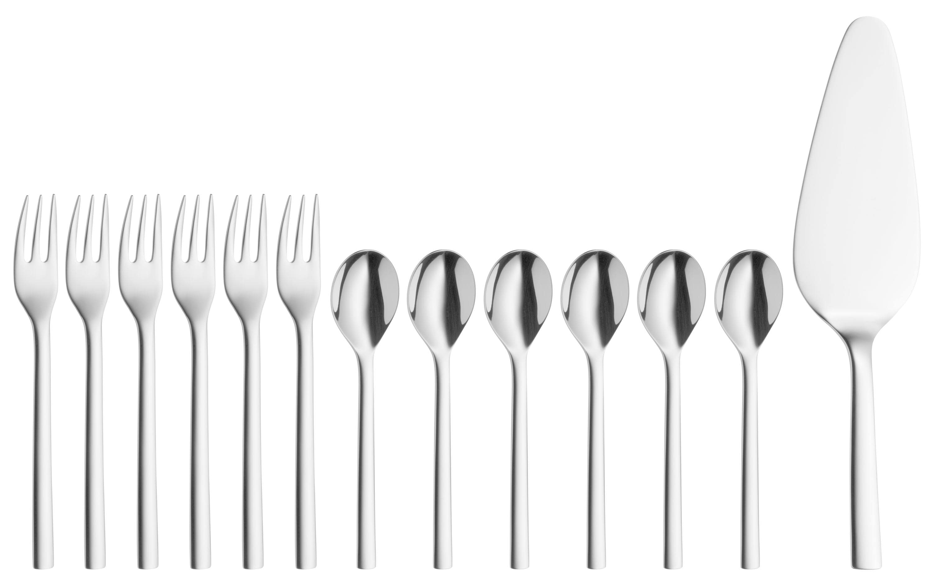 Besteck-Set Kuchen 13-teilig von WMF / Farbe: Silber