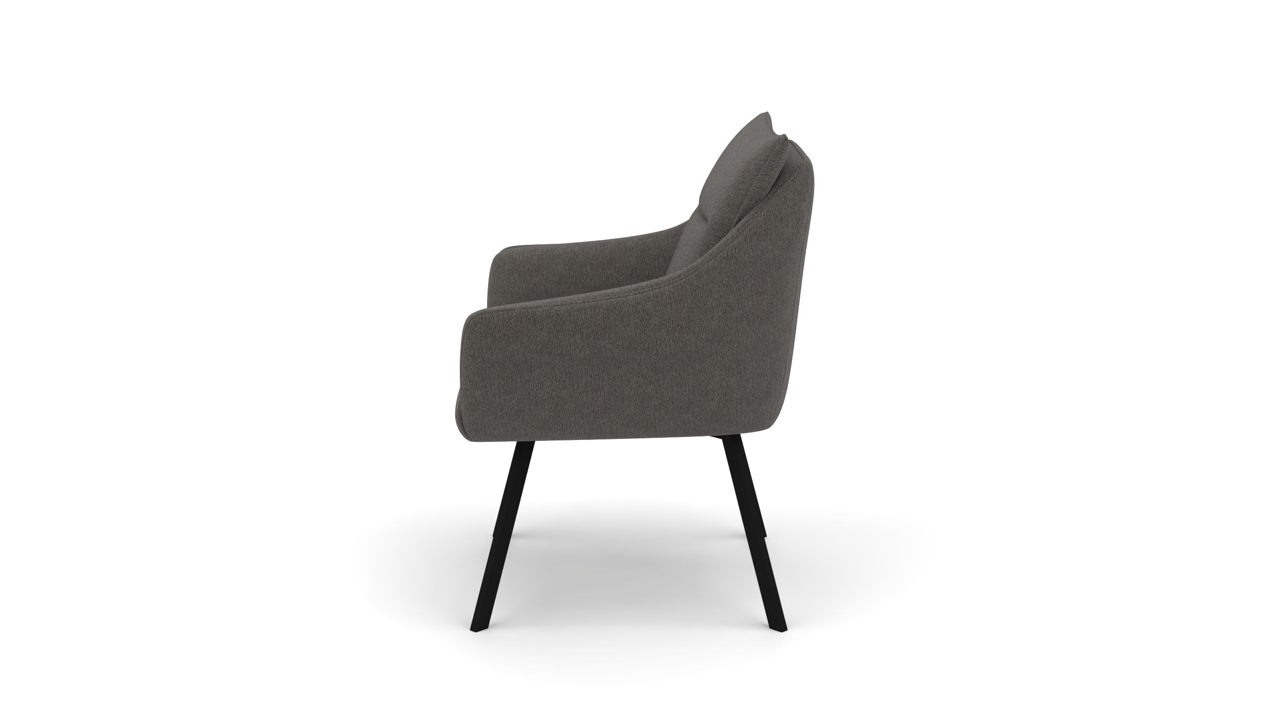 Stuhl Pegasus b - UrbanDesign / Farbe: Taupe / Bezugsmaterial: Stoff