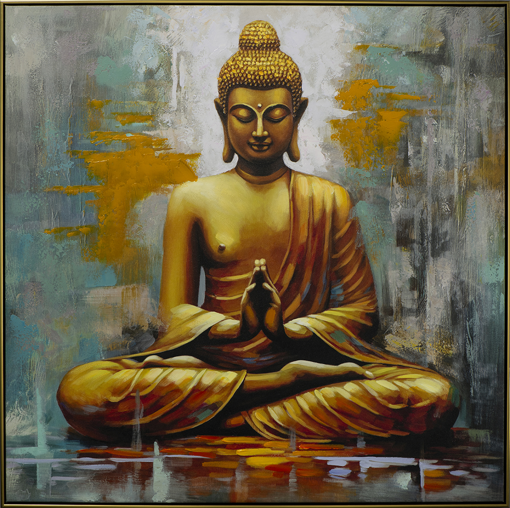 Gemälde-Buddha Meditation-image LAND
