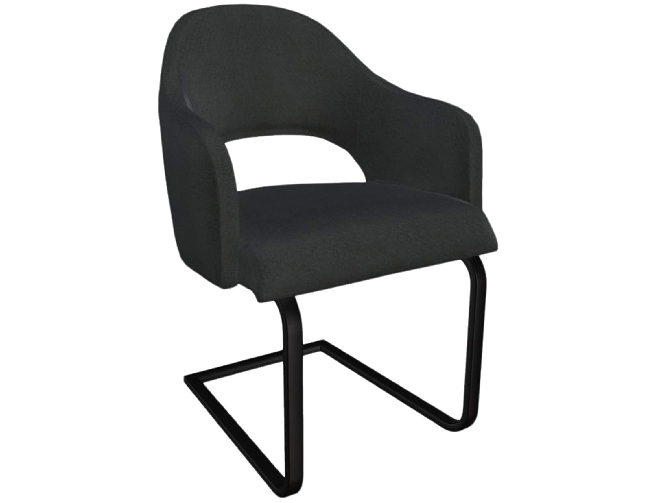 Freischwinger Salesa Trendstühle / Farbe: Perlenzian / Material: Stoff