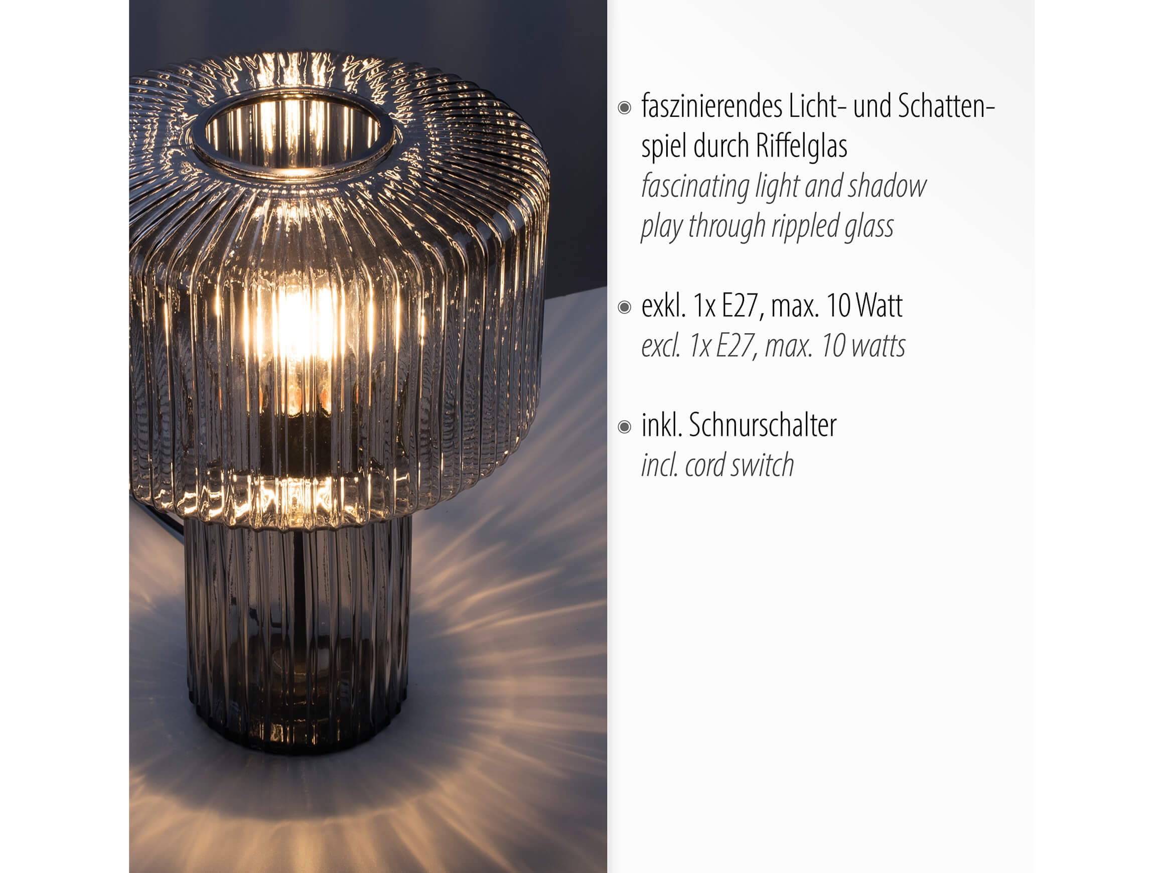 Tischlampe Wahida Ribaglob