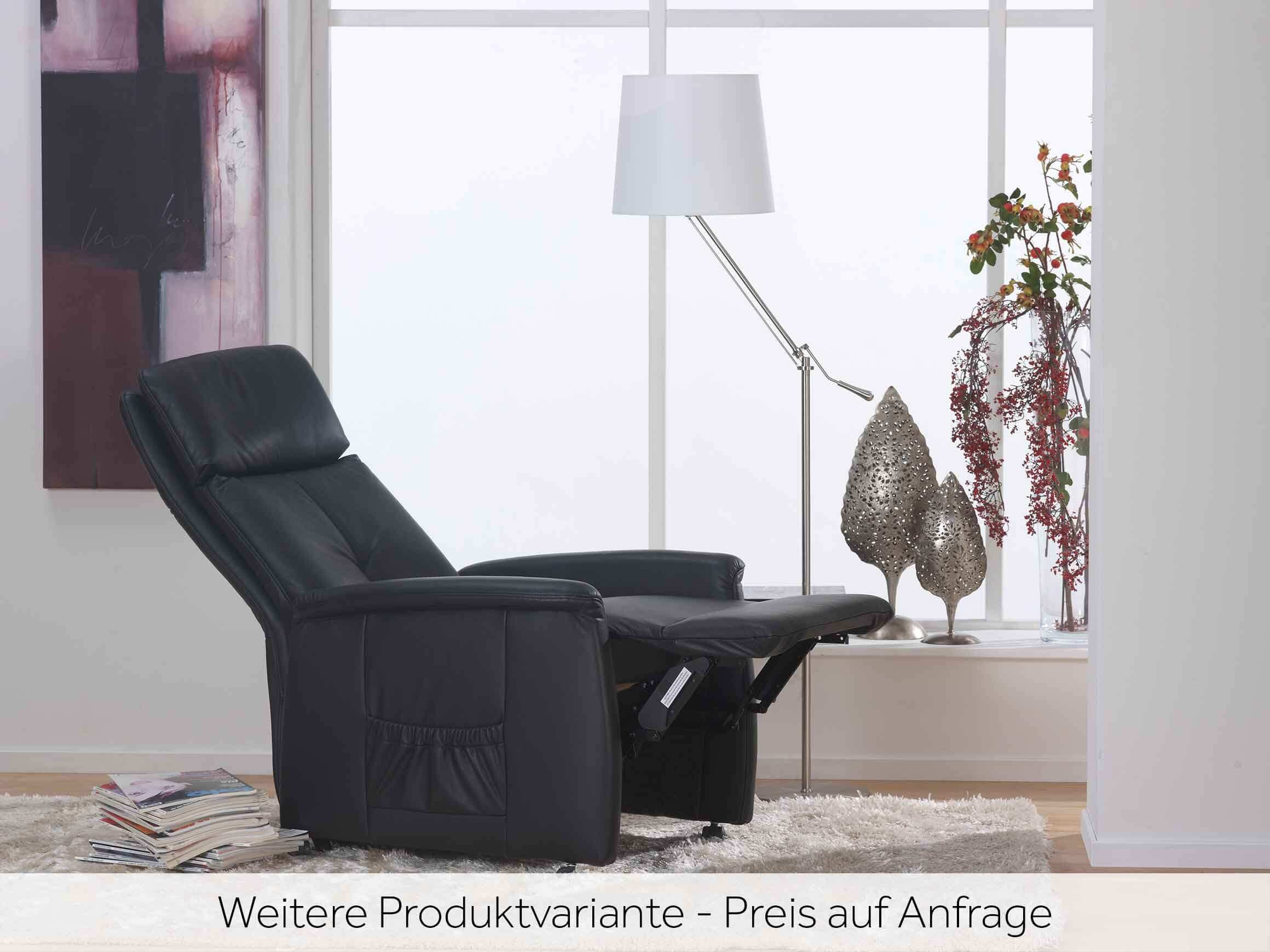 Relaxer Delto, Leder, Elektrisch Verstellbar, b 72 cm t