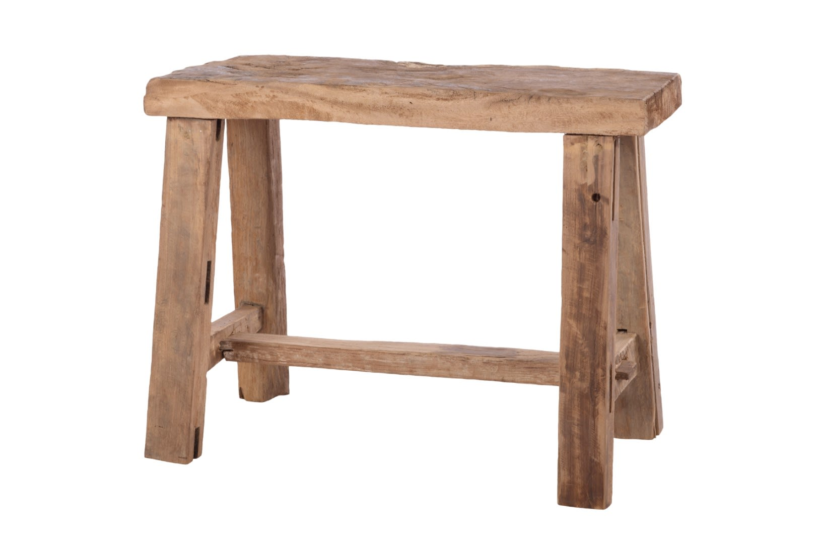 Hocker Teakholz H: 48 cm Decofinder