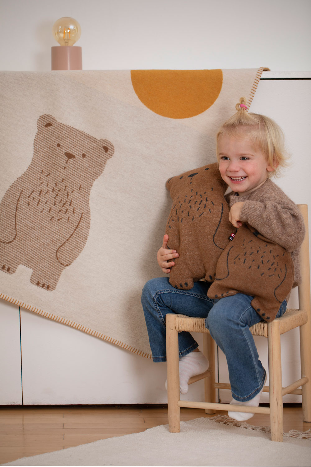 Kissen Juwel Bär, Braun 35 x 66 cm Sander AG