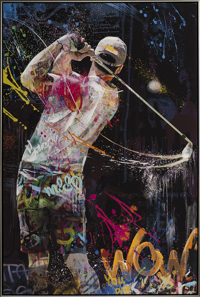 Gemälde-Street Golf Wow-image LAND