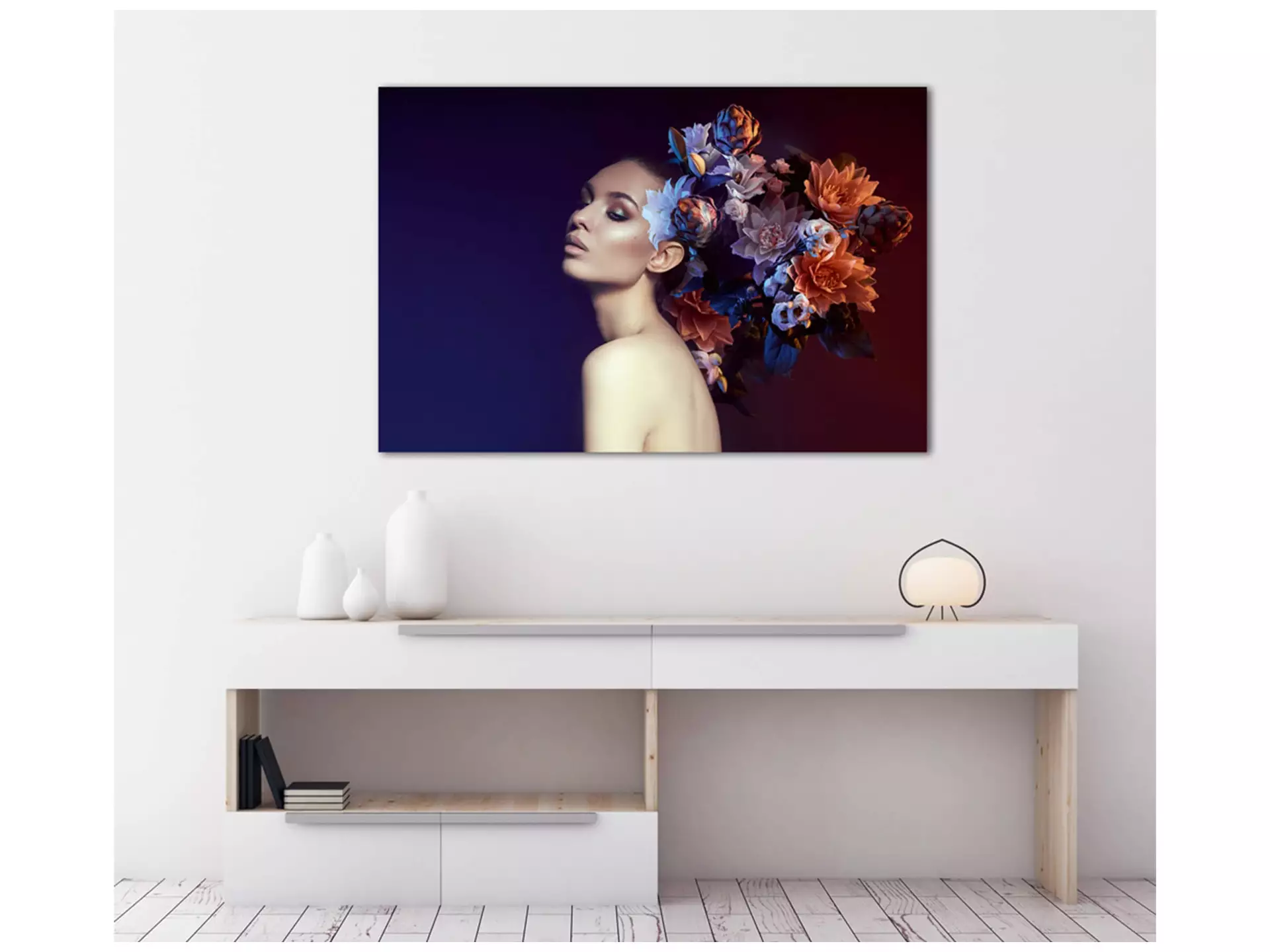 Digitaldruck auf Acrylglas Flower Beauty image LAND / Grösse: 120 x 80 cm