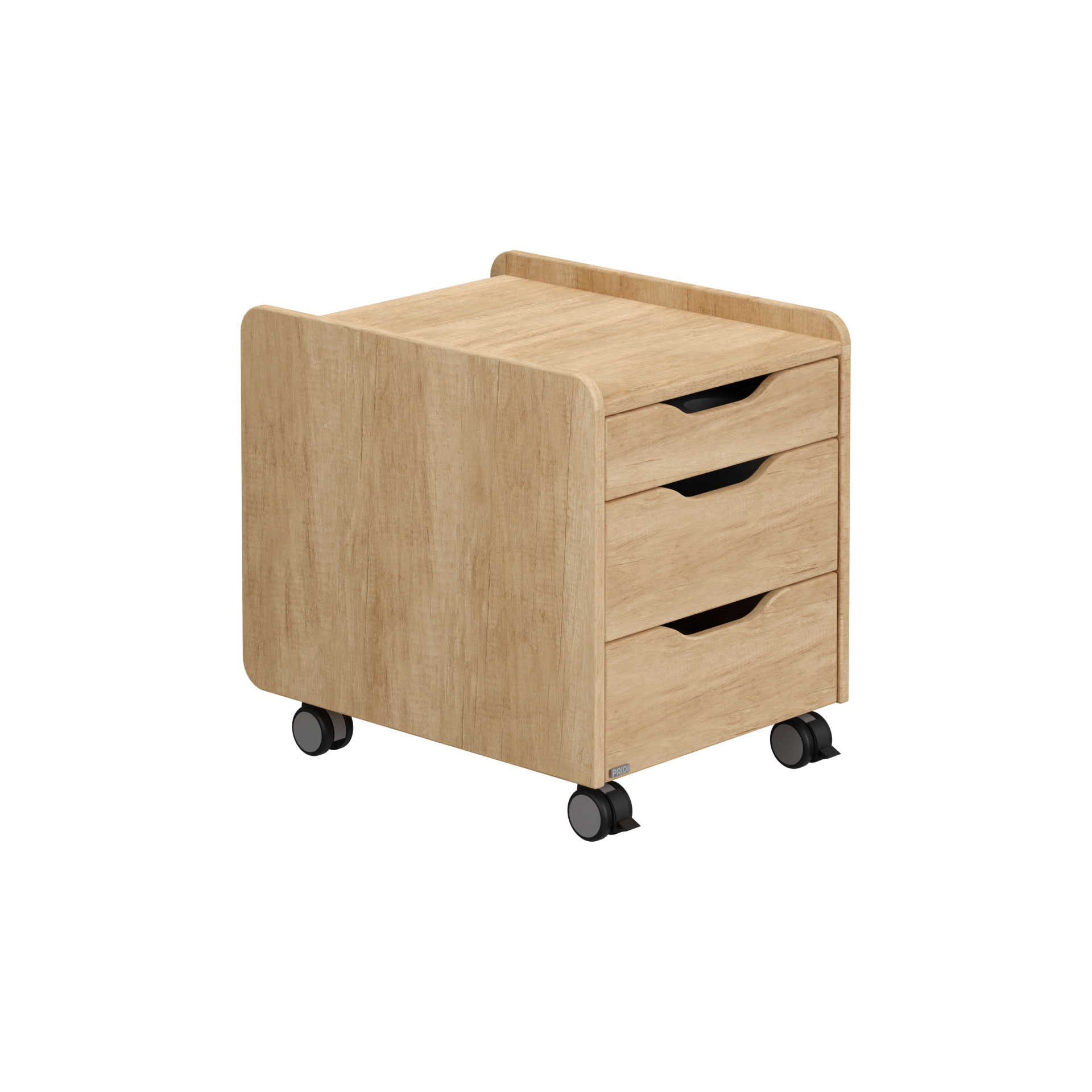 Rollcontainer Diego 3S von Paidi / Farbe: Eiche-Nebraska-Dekor / Grösse: 44 x 57 cm
