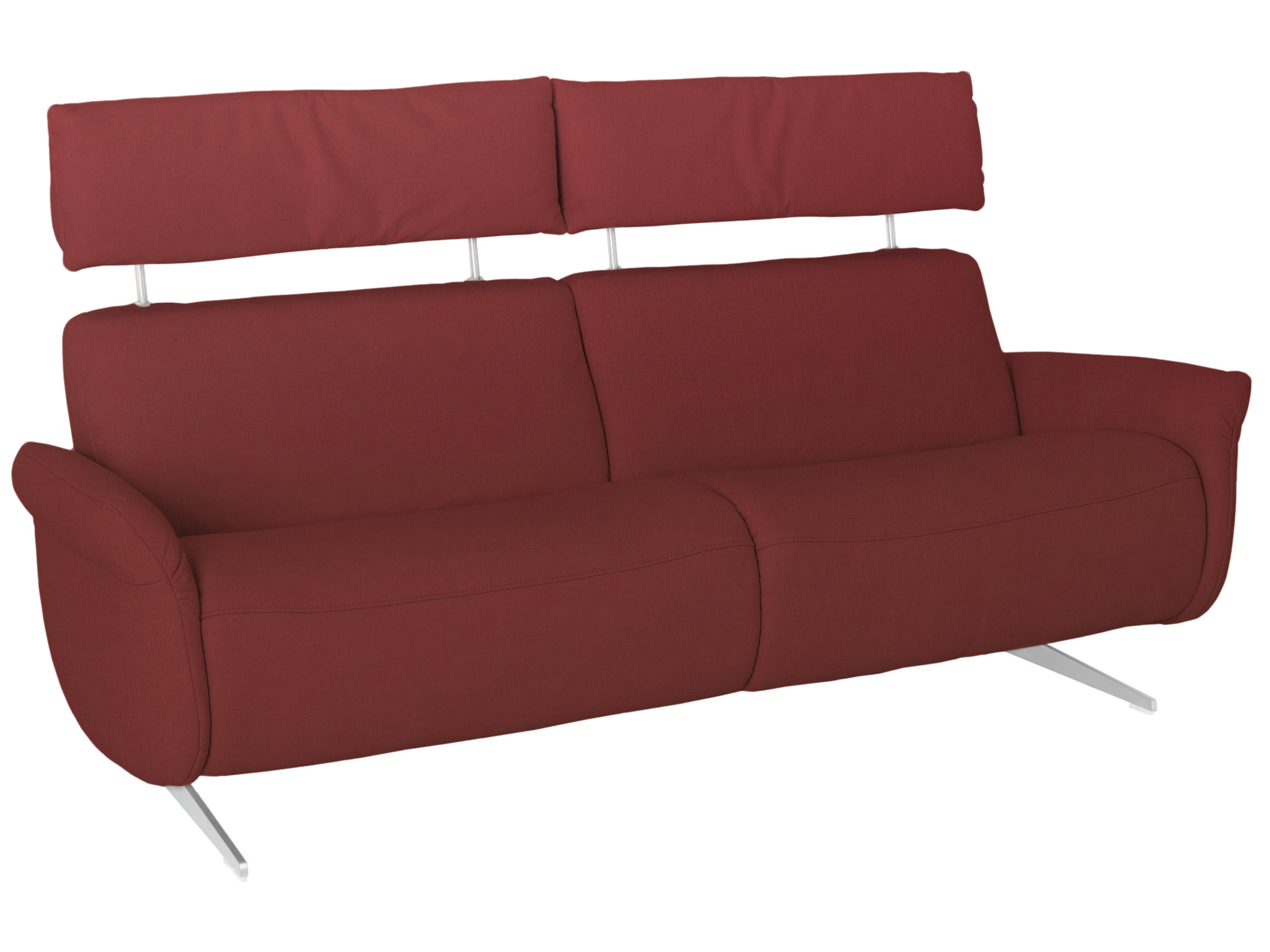 Sofa Chester Basic B: 206 cm Himolla / Farbe: Merlot / Material: Leder Basic