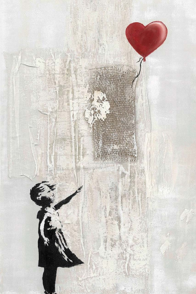 Gemälde Love Balloon Girl image LAND