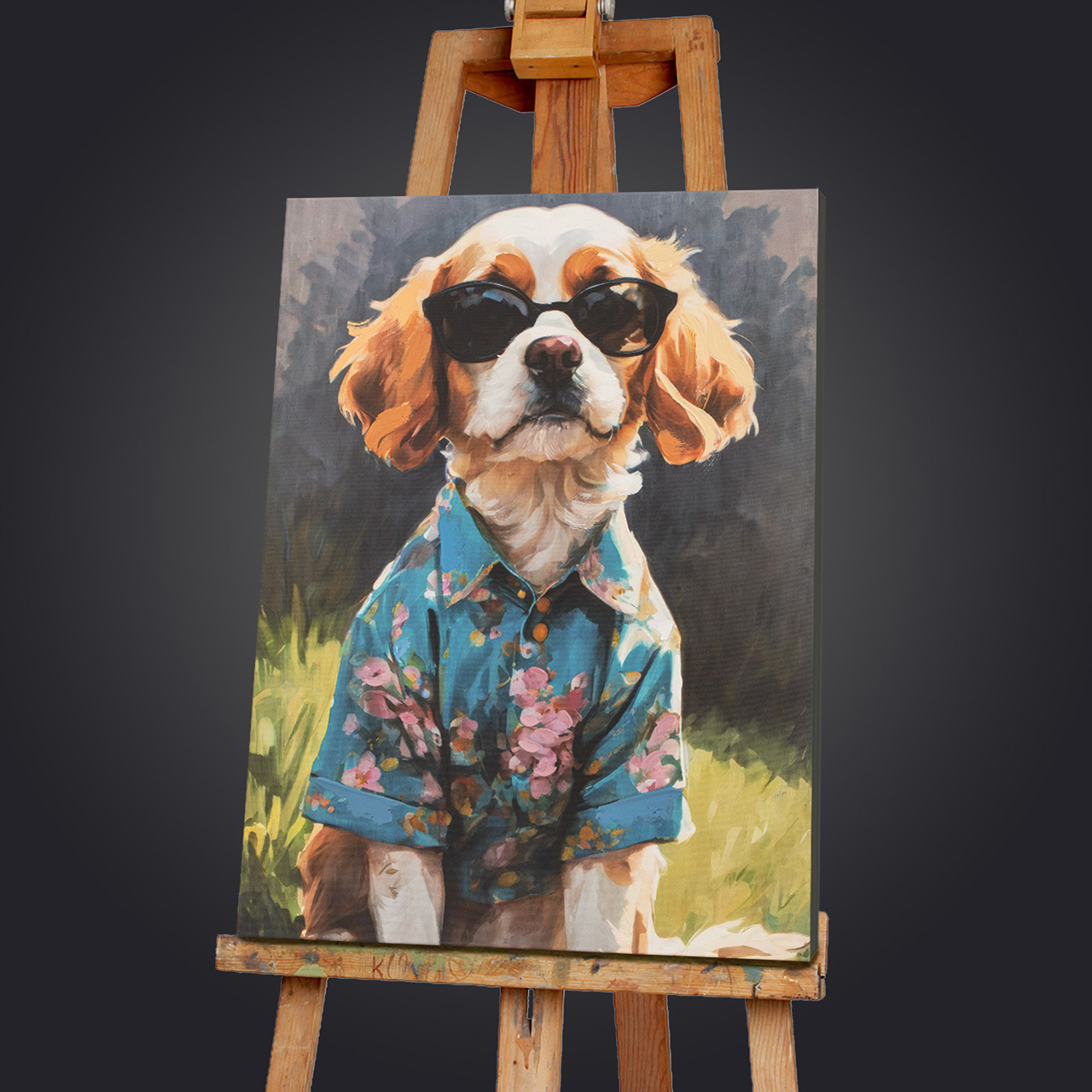 Gemälde Spring Time Spaniel image LAND