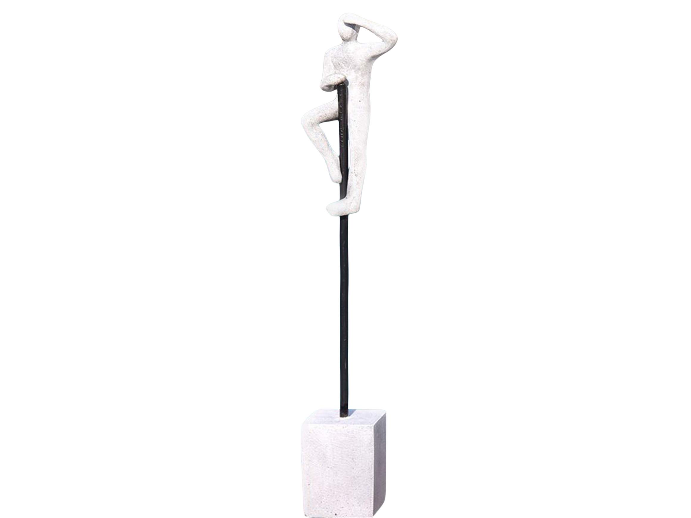Gilde Figur Betonlook Grau H: 47 cm  | Schubiger Möbel