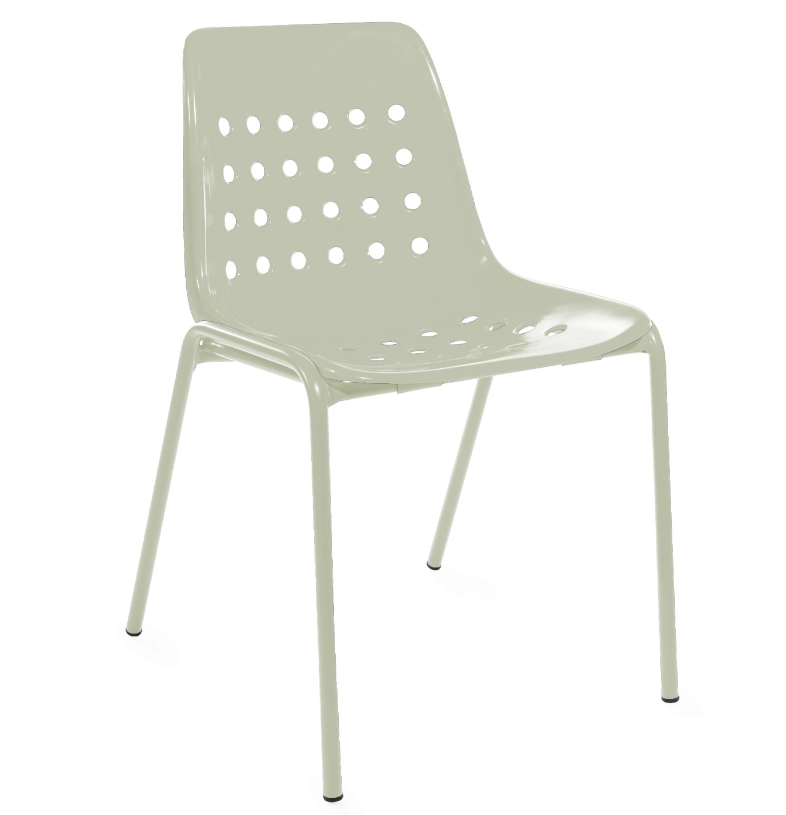 Schalen-Stuhl Bermuda von Schaffner / Farbe: Pastellgrün / Grösse: 49 x 52 cm