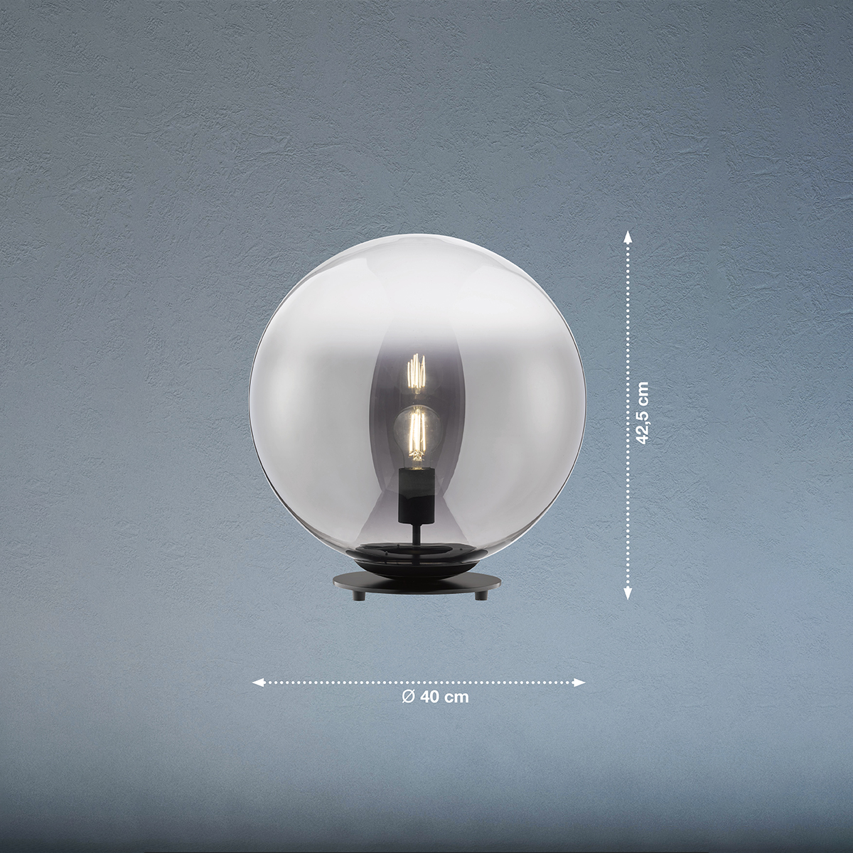 Tischlampe Mirror H: 43 cm Fischer & Honsel