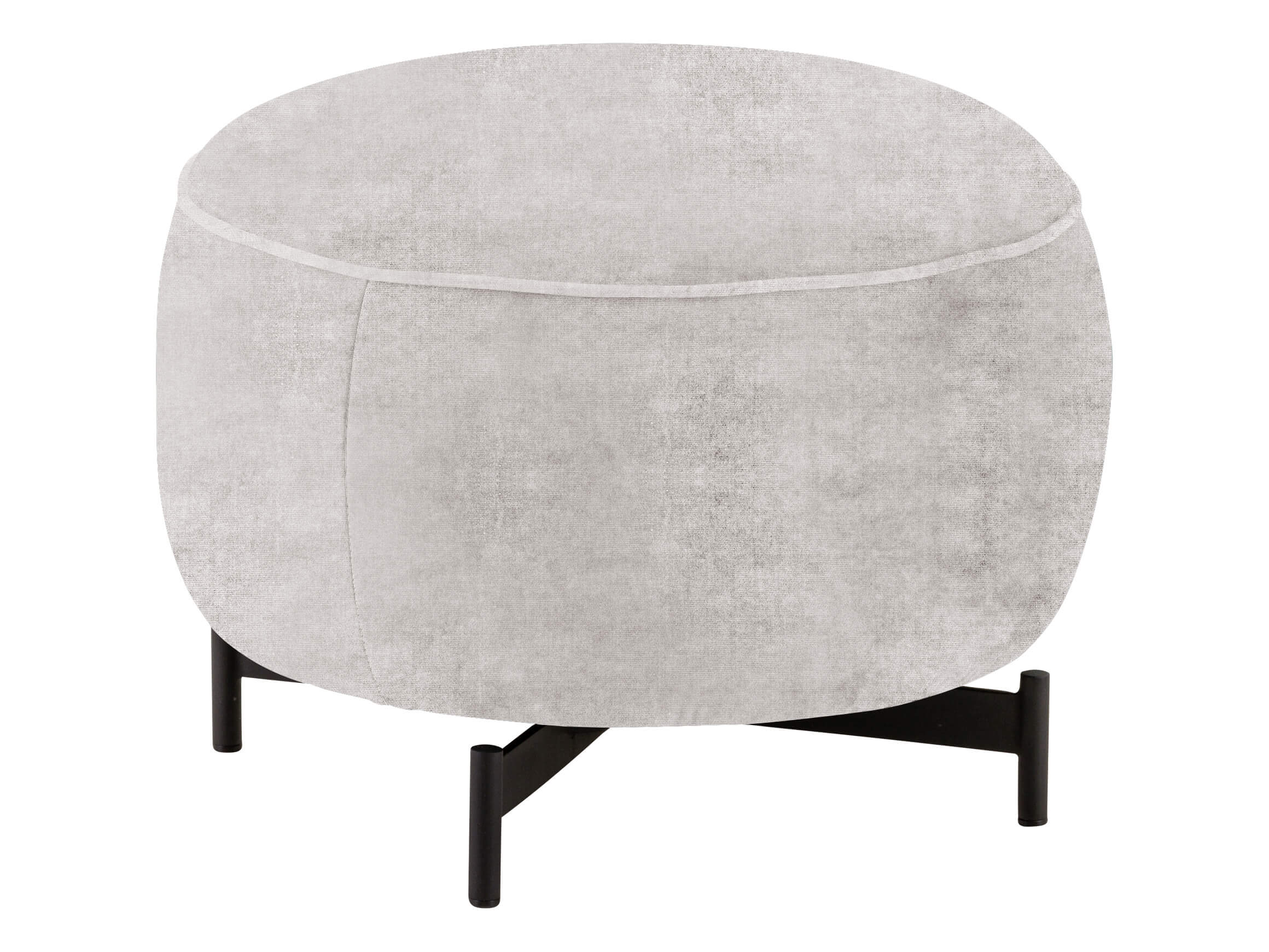 Hocker 8170 Basic D: 60 cm Himolla / Farbe: Carrara / Material: Stoff Basic