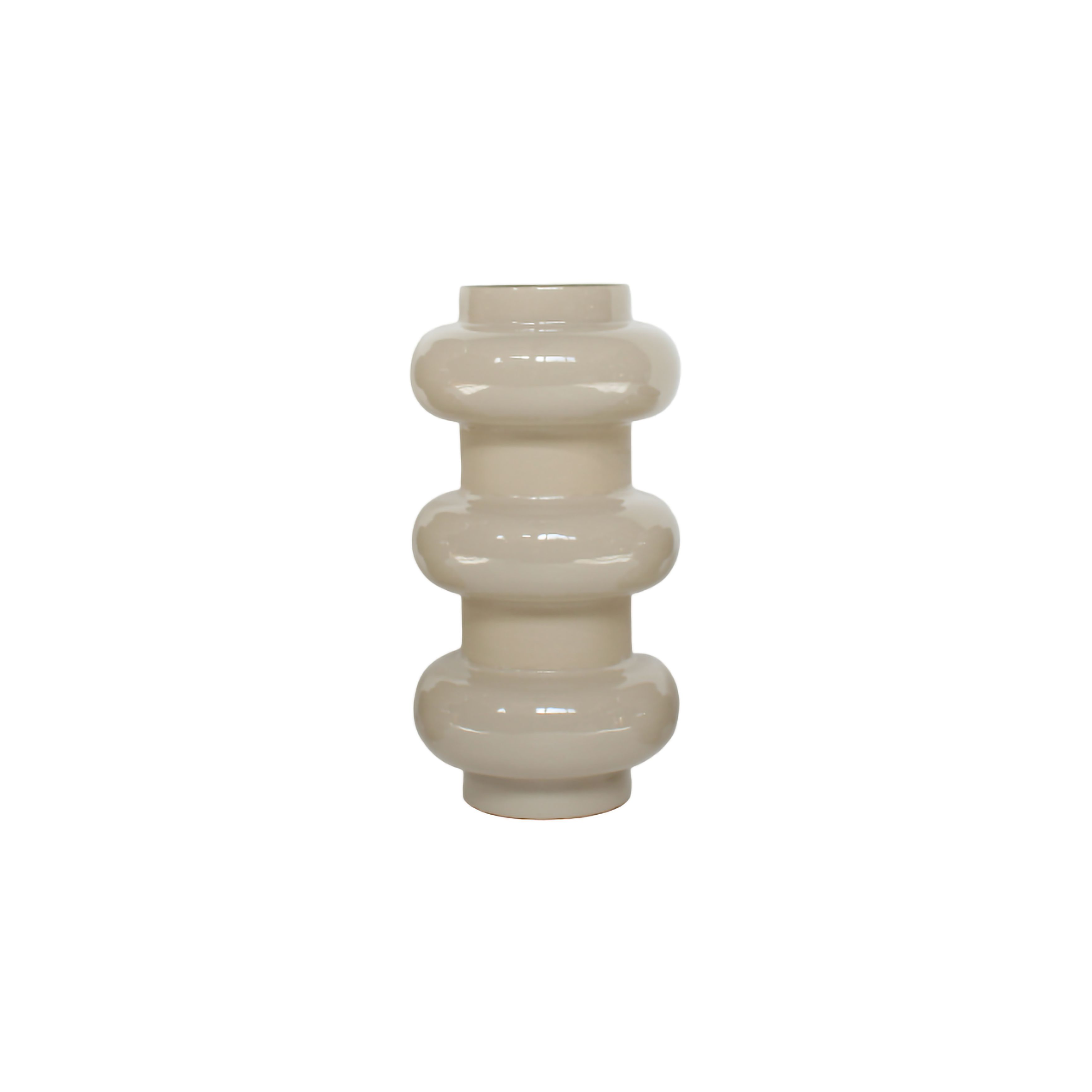 Decofinder Vase Grecia, Taupe  | Schubiger Möbel