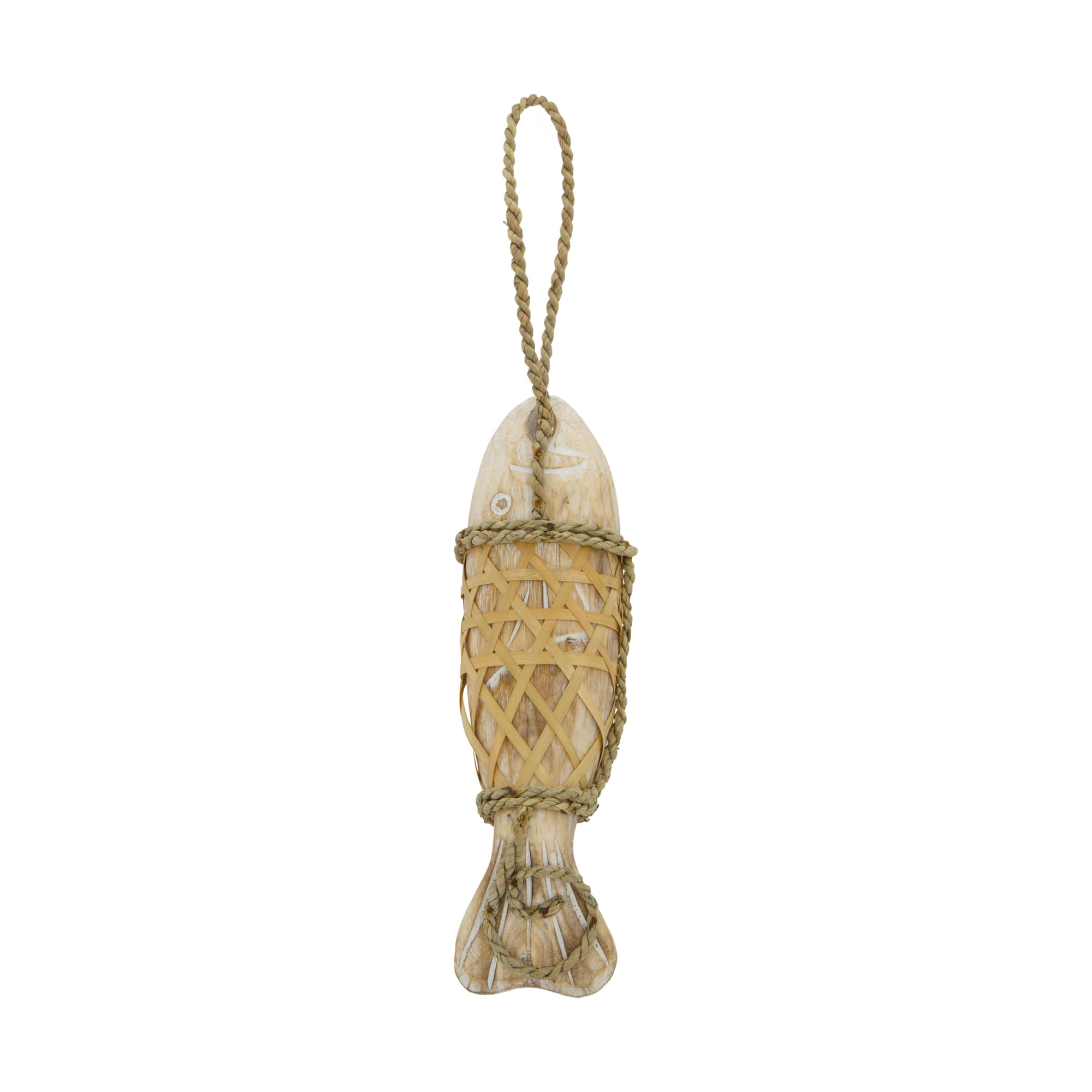 Figur Fisch Albizia Holz H: 38 cm Decofinder