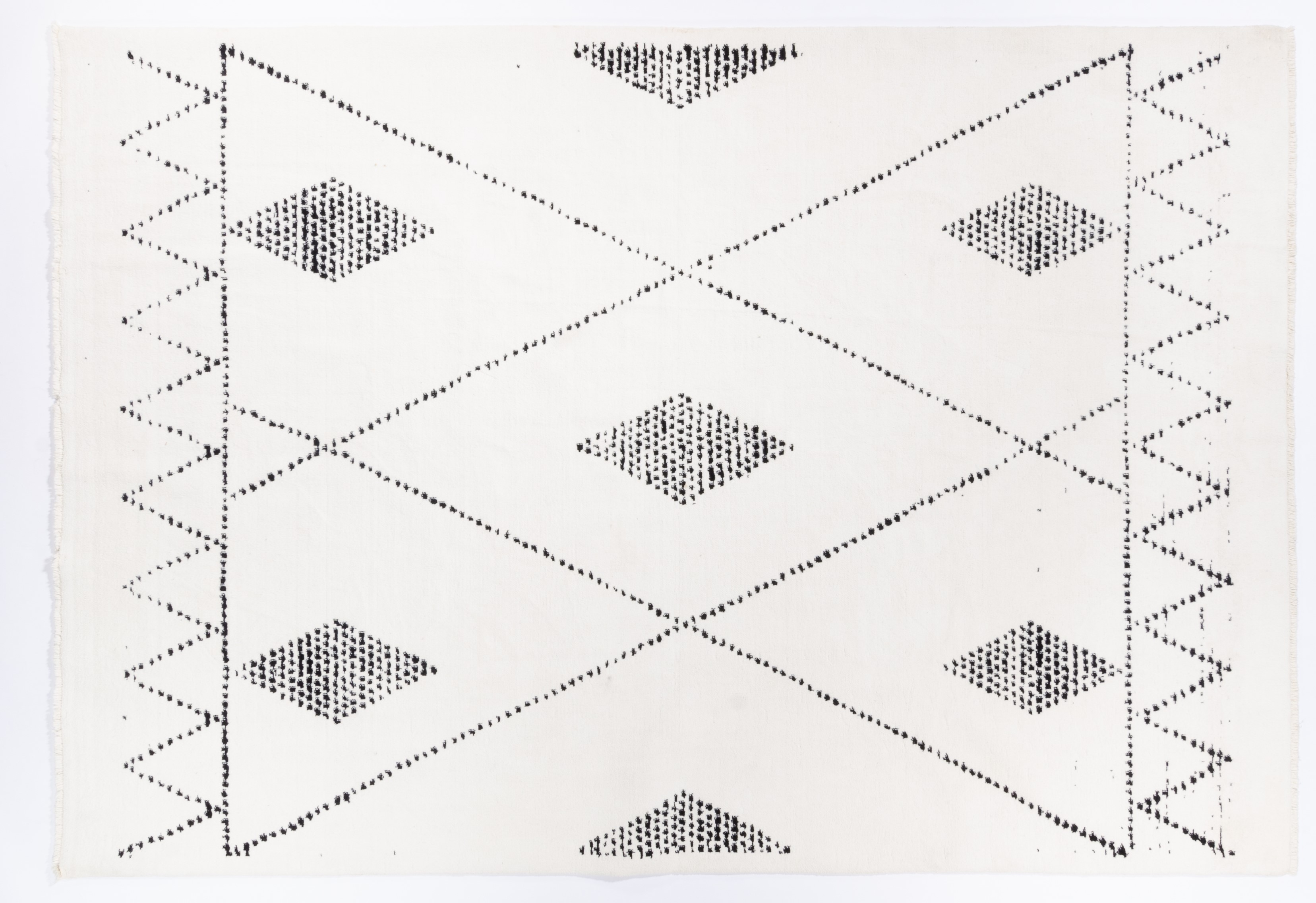 Moderner Teppich Vintage Moda Negra/ Farbe: Beige / Masse (BxT) :203x302 cm