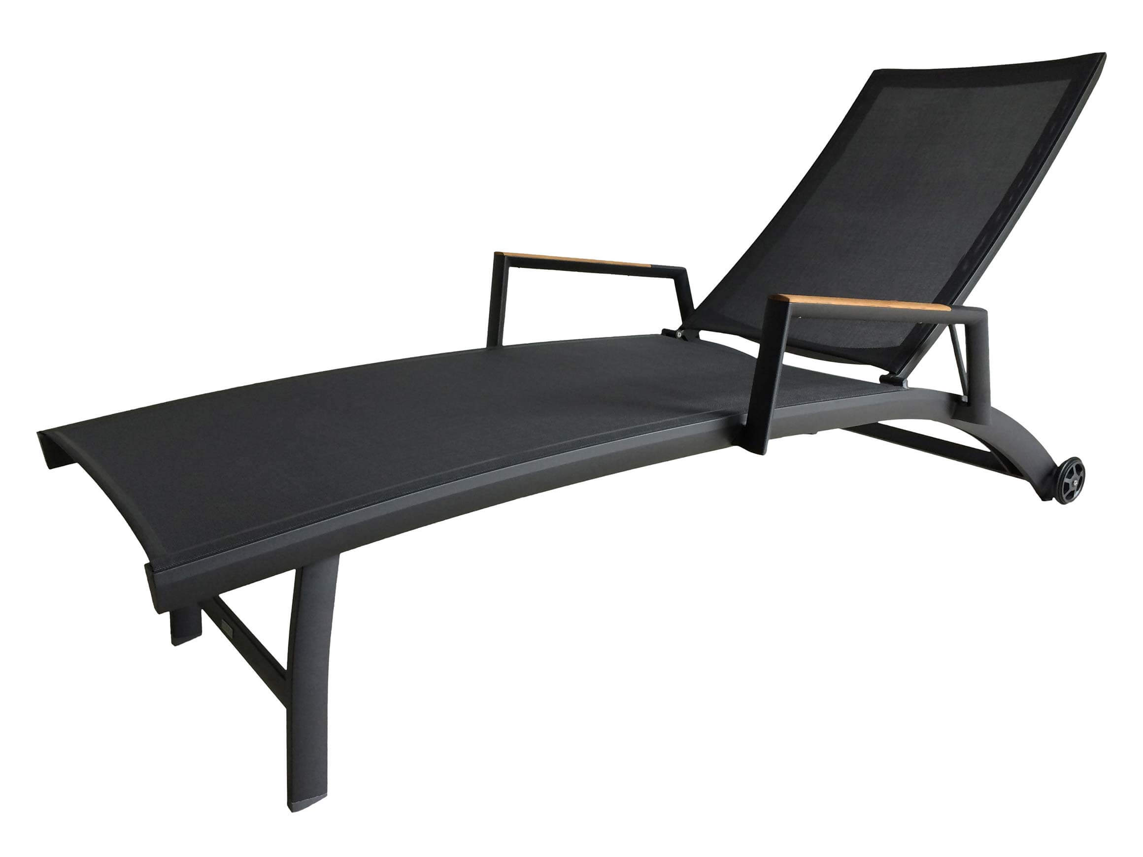 Gartenliege Fly Graphit von Blaser und Trösch