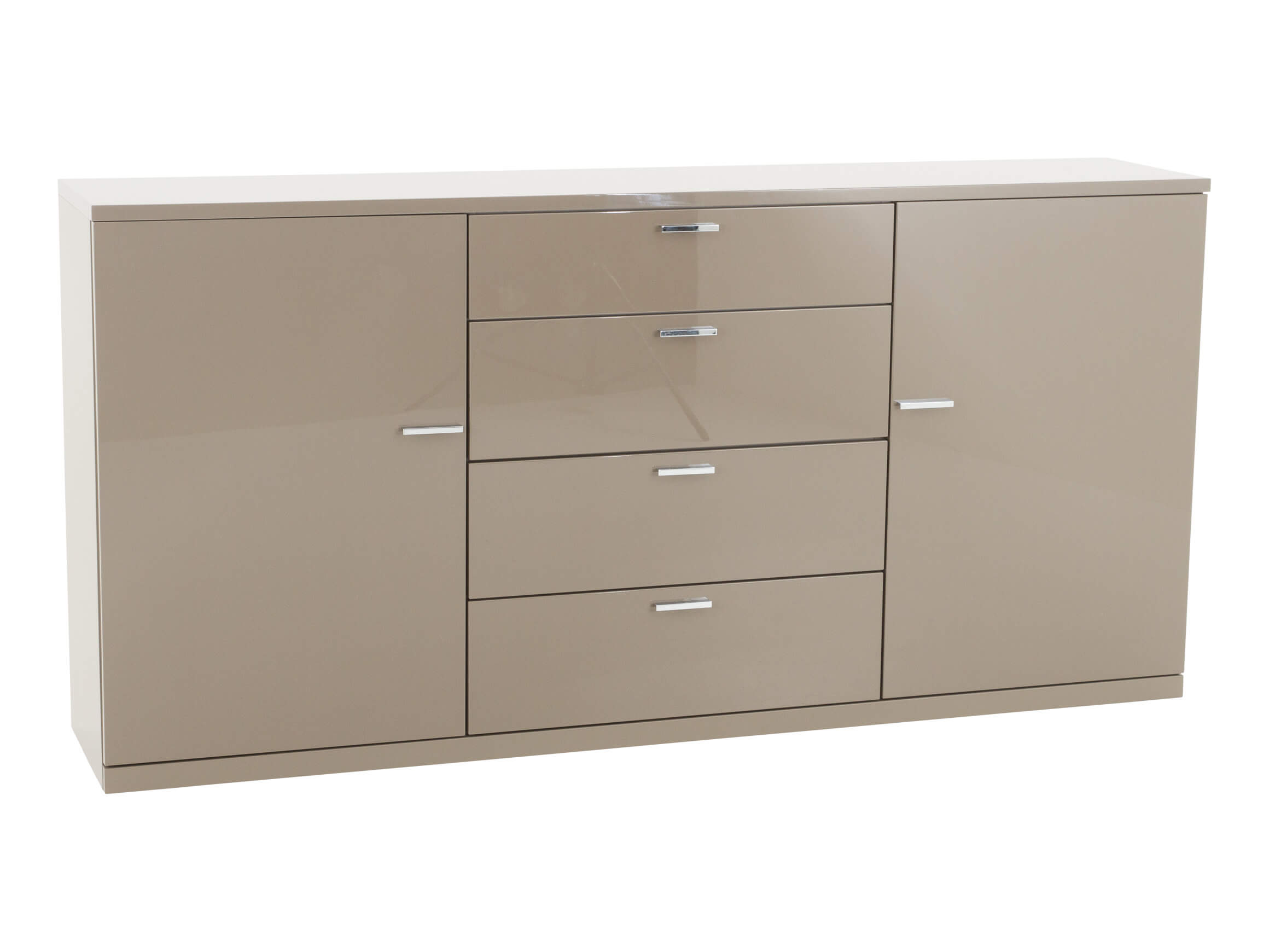 Sideboard Vela Terra, Lack Terra Hochglanz, b 195 cm t