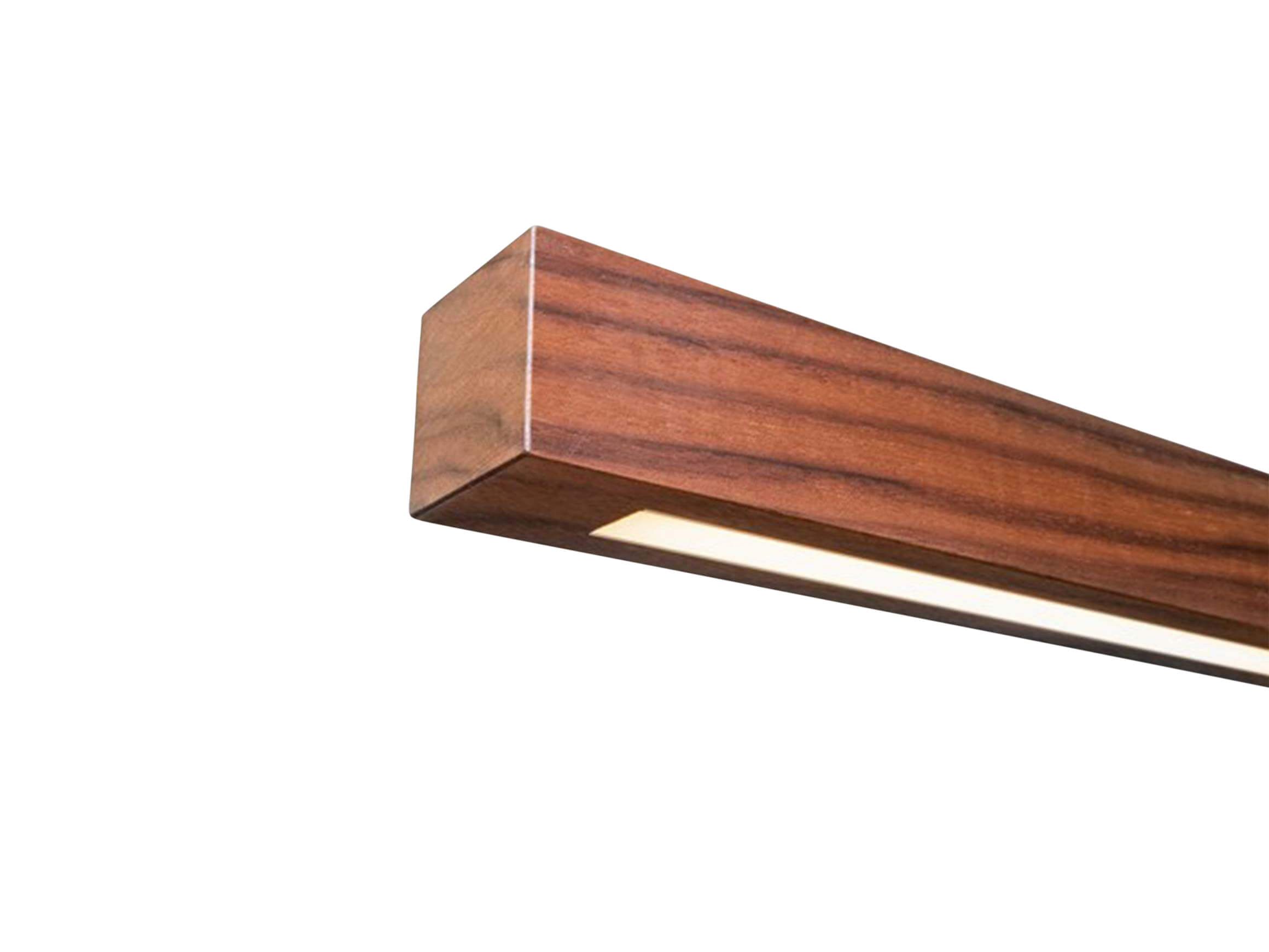 Piece wood Tödi 2 Walnut b: 156cm Not dimmable