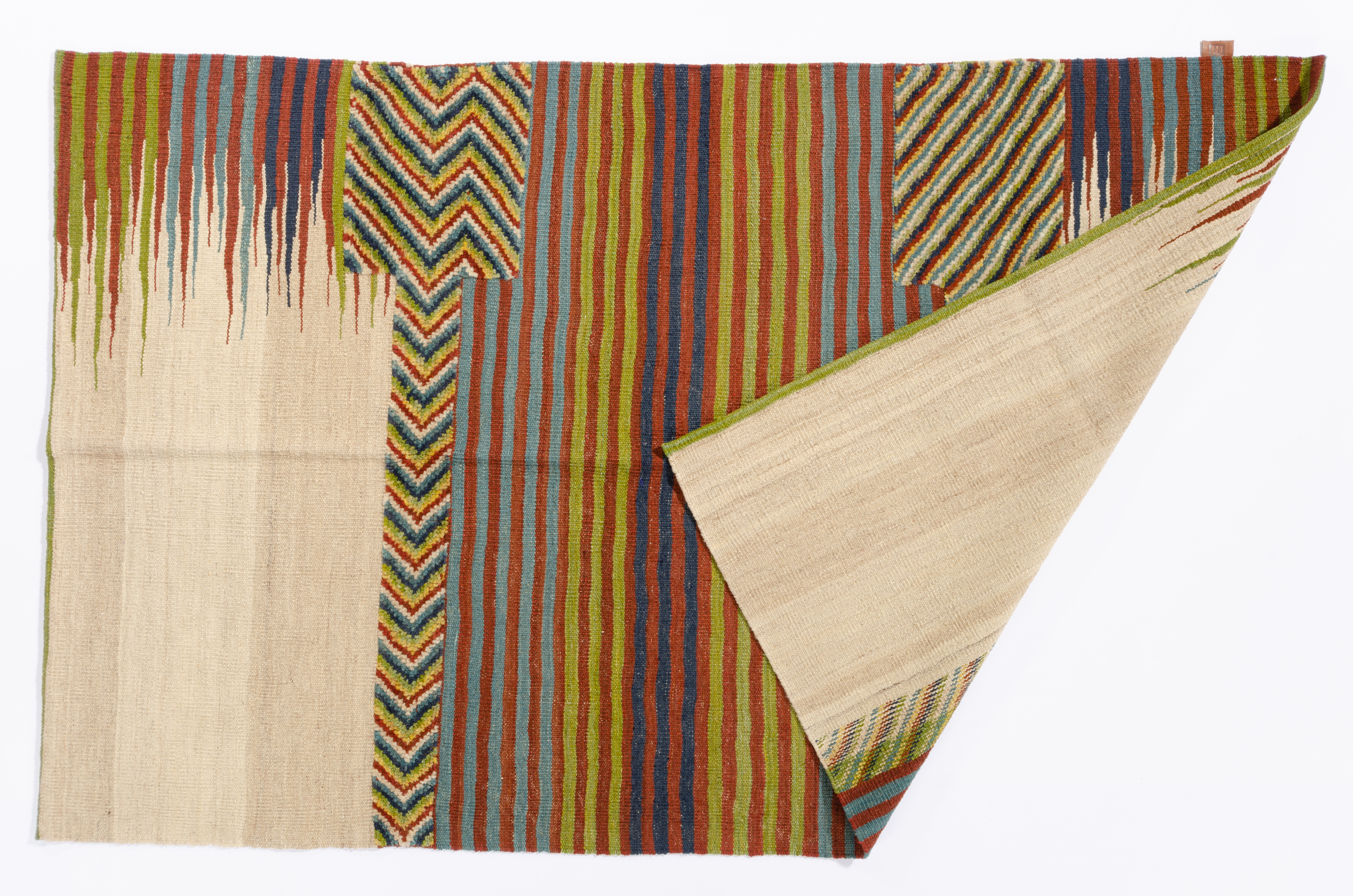 Nomadenteppich Kelim Negra / Farbe: Beige