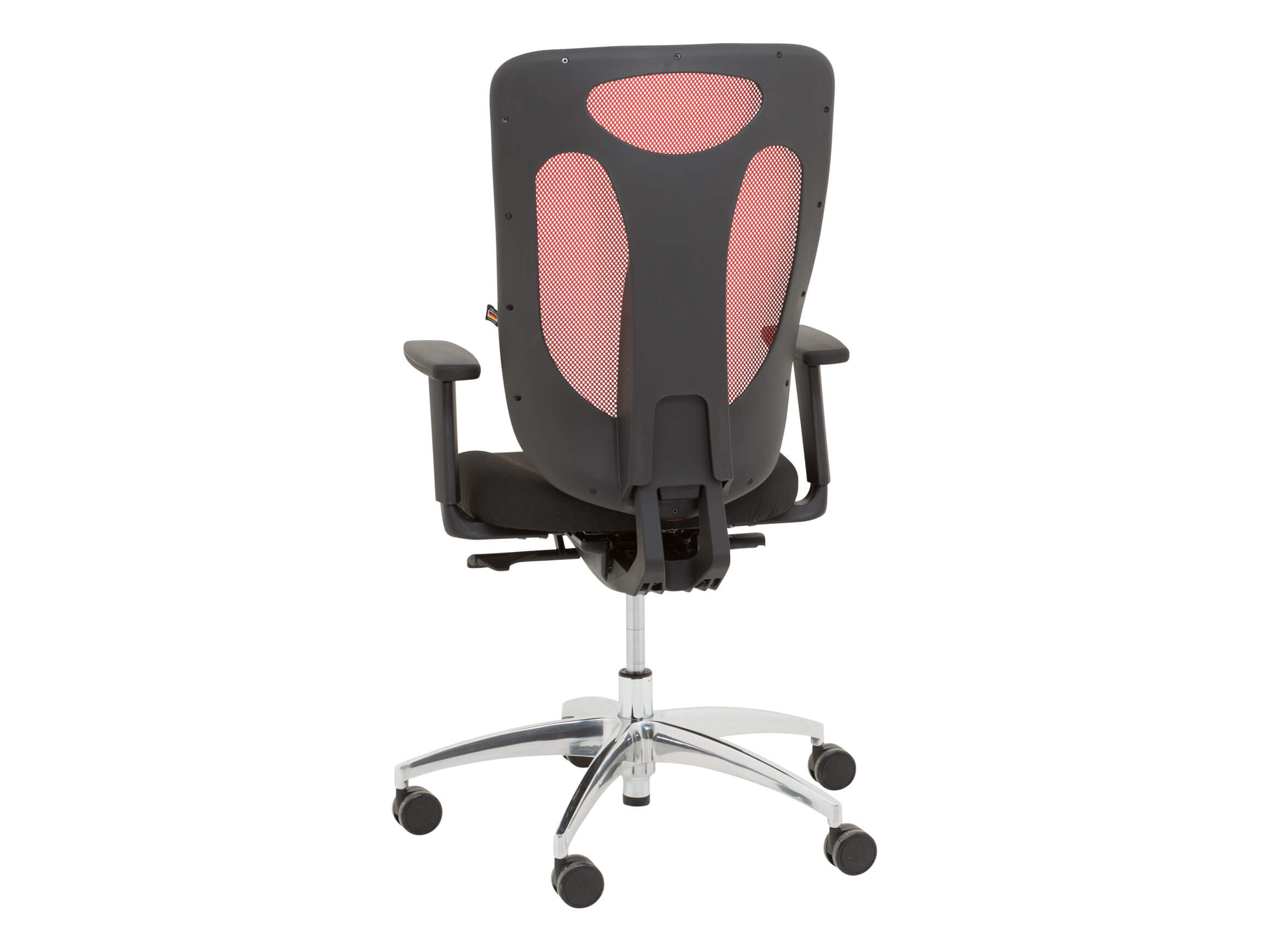 Bürostuhl Opponente, Stoff Rot, b 48 cm t 50 cm h 113-118 cm