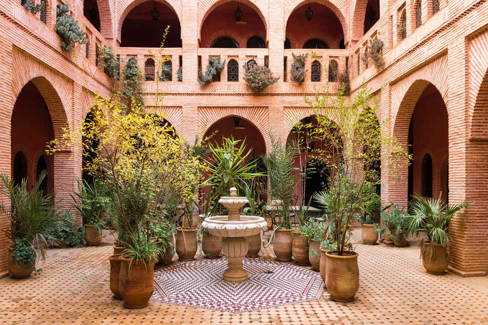 Alubild-Innenhof in Havanna-image LAND