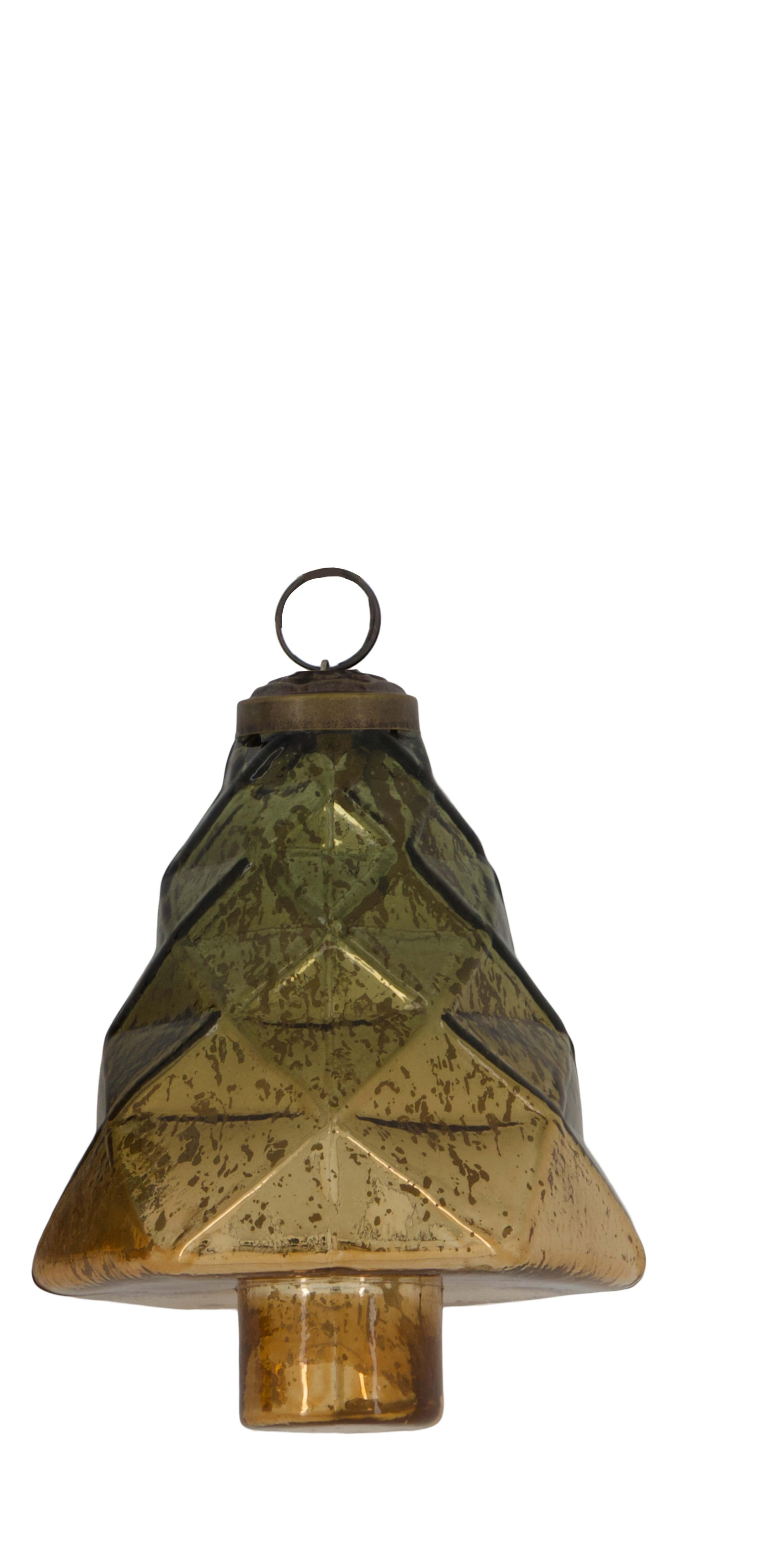 Weihnachtsschmuck Tanne Aus Glas, Hellbraun Decofinder