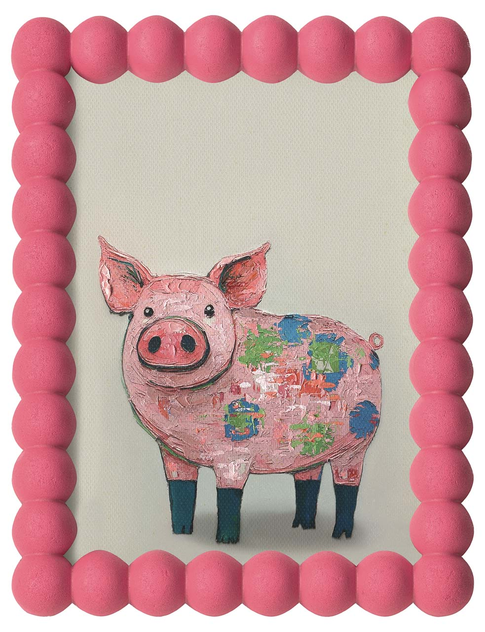Pink Pig painting image LAND
