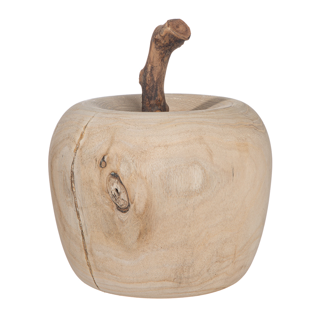 Dekoobjekt Apfel, Holz H: 26 cm Gilde